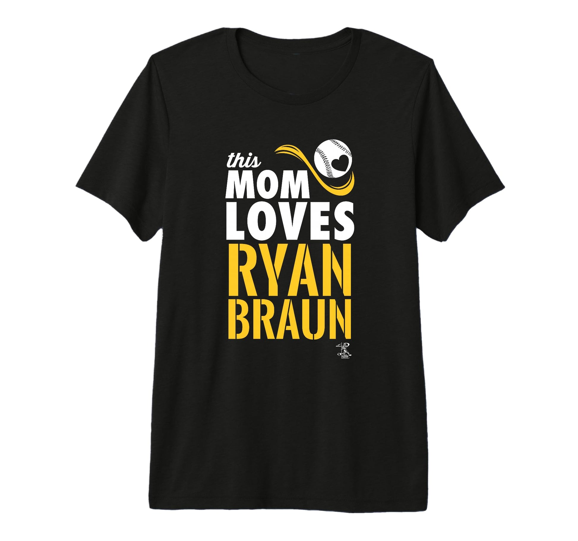 Ryan Braun This Mom Loves Tri Blend T-Shirt - Graphic Print Men Women - T-Shirt, Sweatshirt, Hoodie