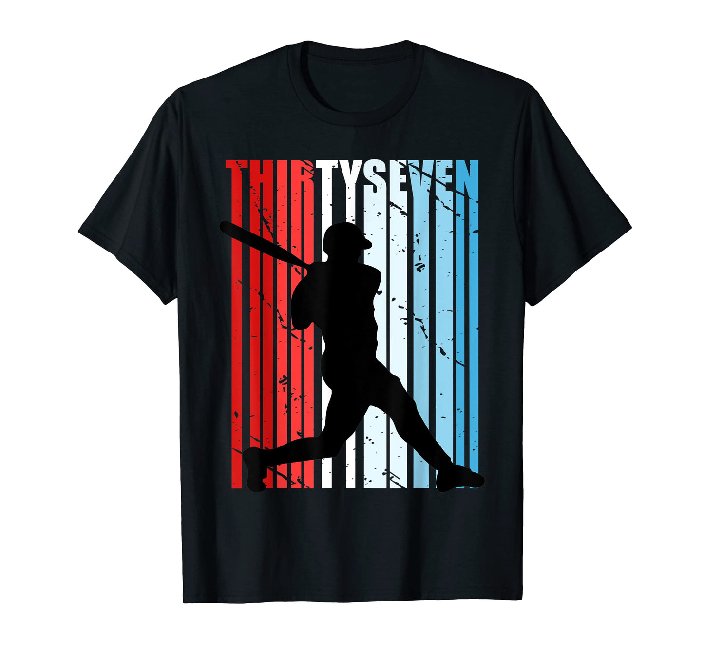 Mens Colors Mens 37Th Baseball T-Shirt - Custom Art Print for Adults - T-Shirt, Sweatshirt, Hoodie