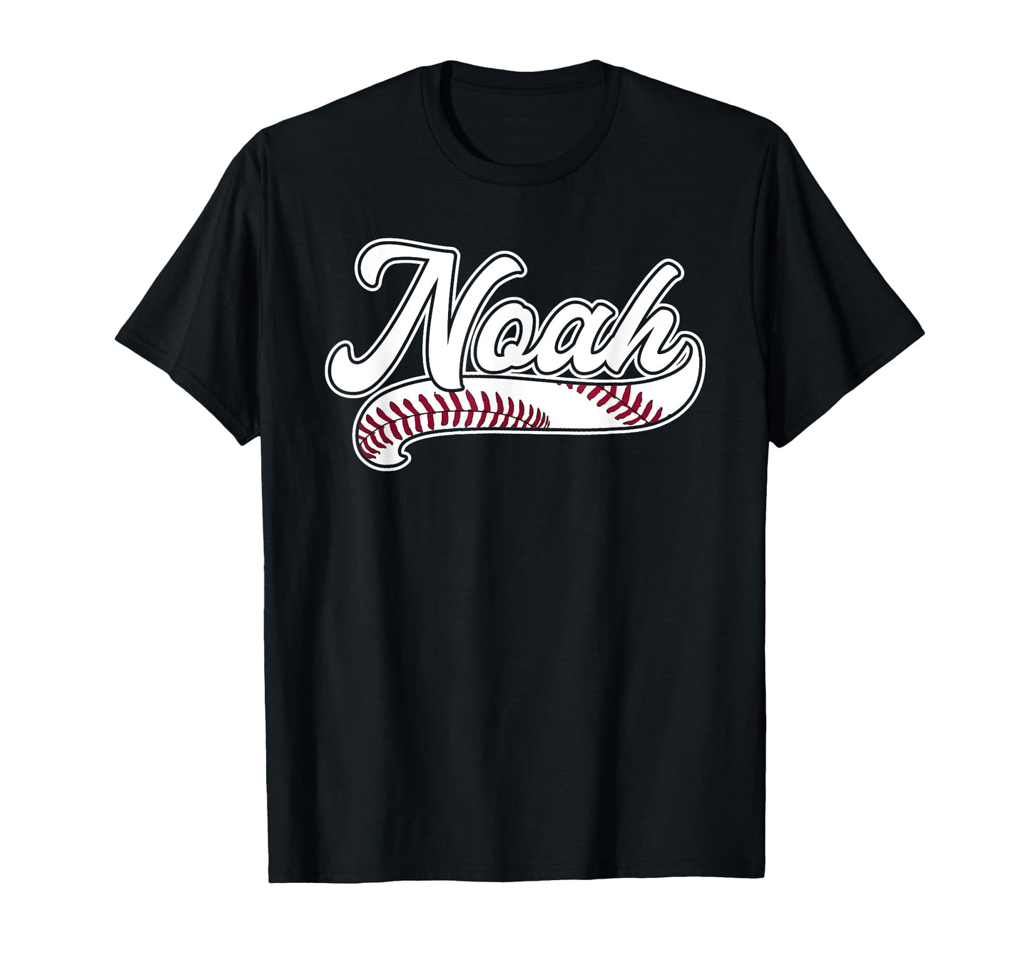 Noah Personalized Baseball Fan Birthday T-Shirt - Minimalist Print Unisex - T-Shirt, Sweatshirt, Hoodie