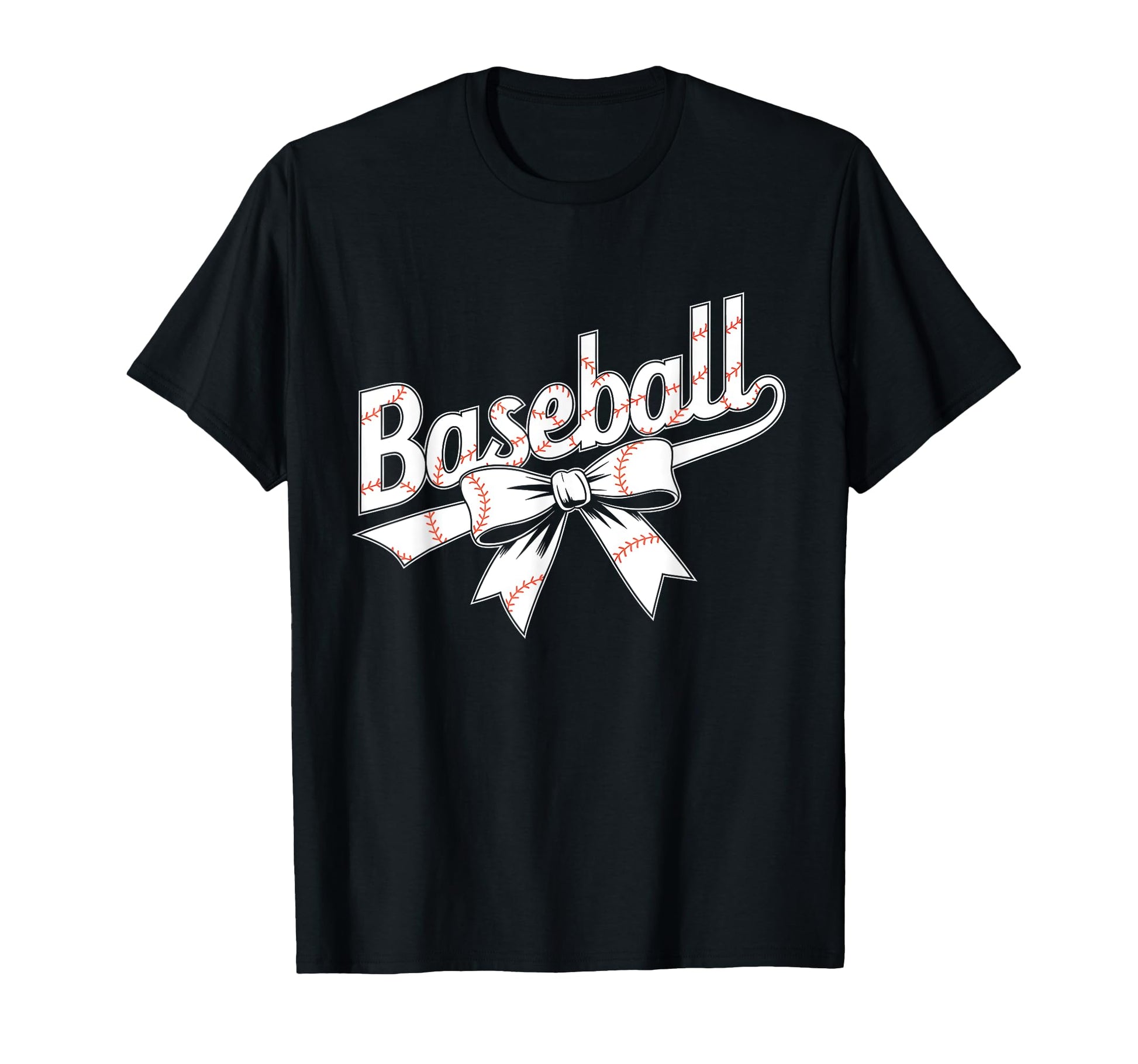 Checkered Coquette Bow Baseball Mom T-Shirt - Custom Art Print for Adults - T-Shirt, Sweatshirt, Hoodie