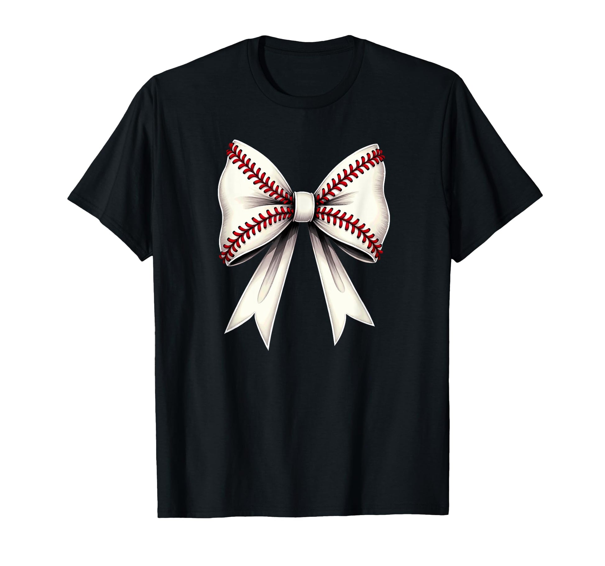 Baseball Coquette Bow Mommy T-Shirt - Custom Art Print Unisex - T-Shirt, Sweatshirt, Hoodie