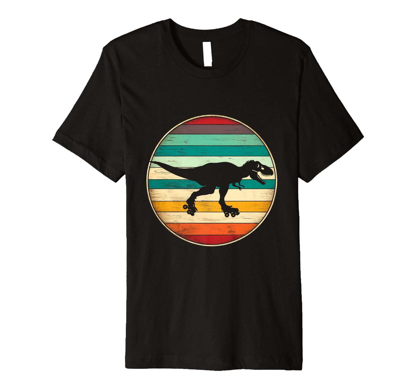 Skating Dinosaur T-Shirt - Trendy Graphic for Adults - T-Shirt, Sweatshirt, Hoodie