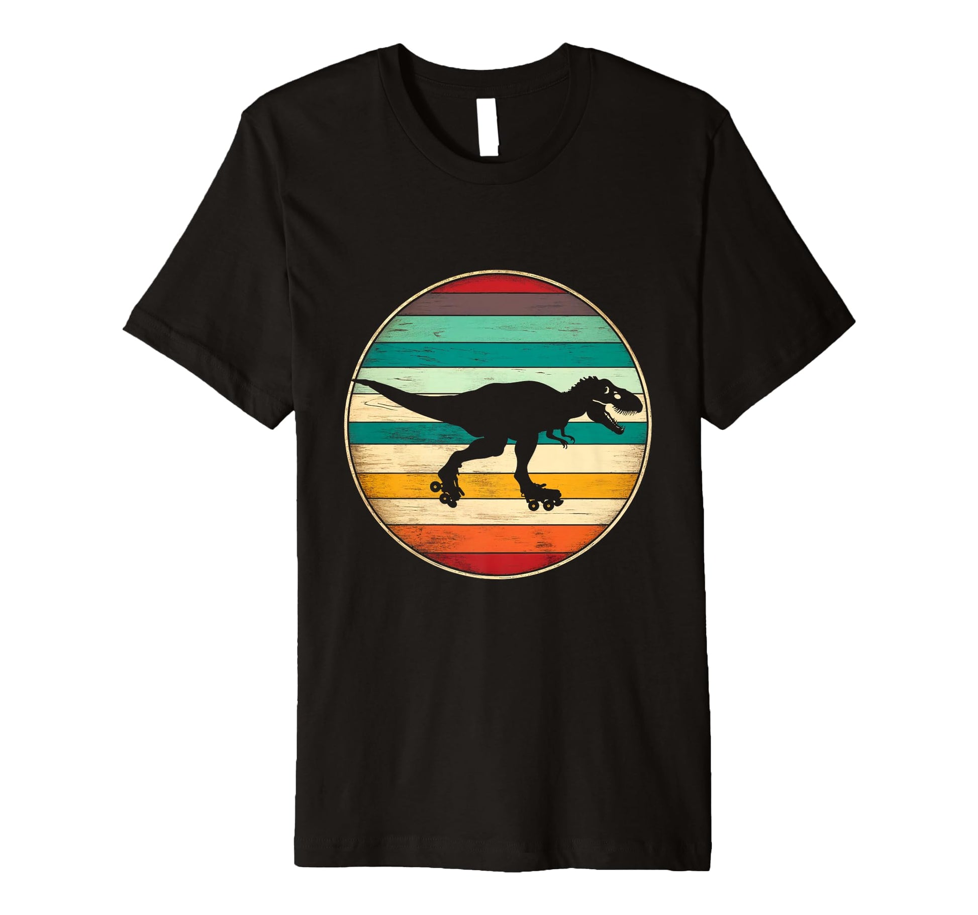 Skating Dinosaur T-Shirt - Trendy Graphic for Adults - T-Shirt, Sweatshirt, Hoodie