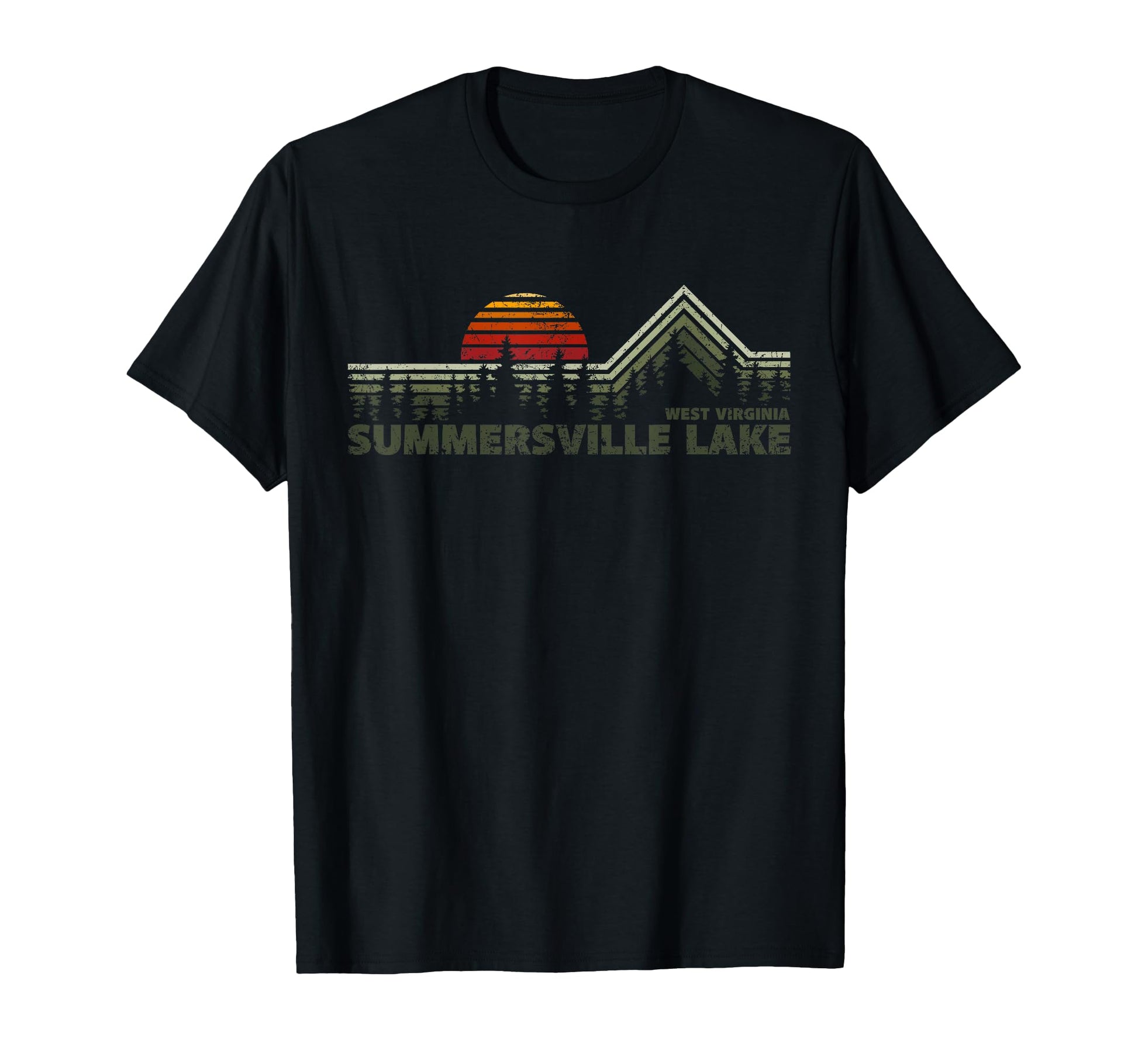 Summersville Lake West Virginia Nature T-Shirt - Unique Graphic Unisex - T-Shirt, Sweatshirt, Hoodie