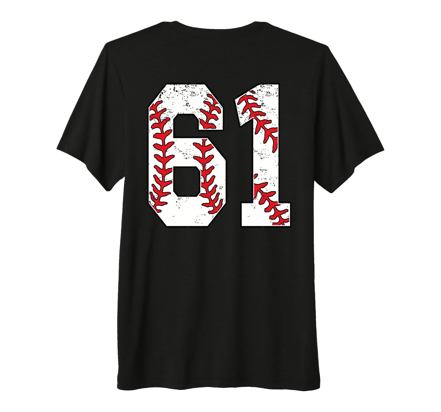 Number 61 Baseball Jersey Number 61 T-Shirt - Casual Everyday Wear Unisex - T-Shirt, Sweatshirt, Hoodie