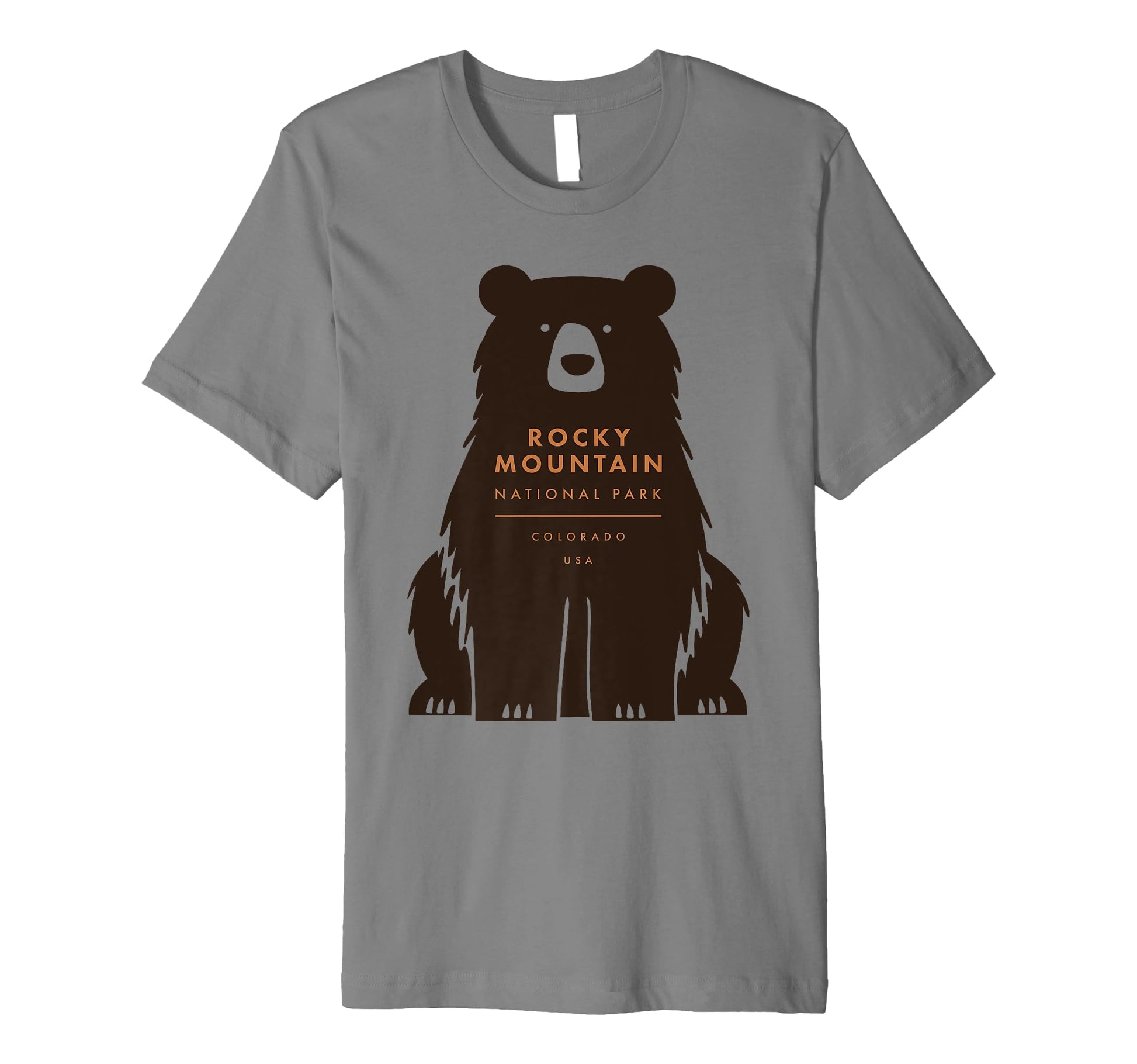 Rocky Mountain National Park Colorado Bear T-Shirt - Unique Graphic Unisex - T-Shirt, Sweatshirt, Hoodie