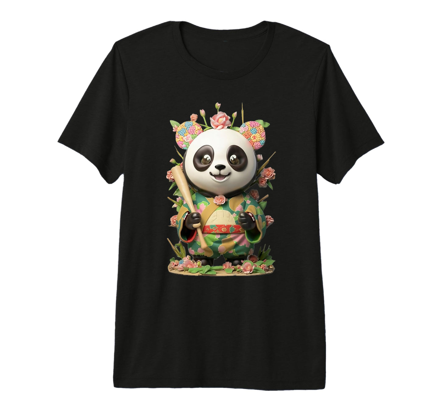 Panda Bear Cub Baseball Team Home Run T-Shirt - Unique Graphic for Adults - T-Shirt, Sweatshirt, Hoodie