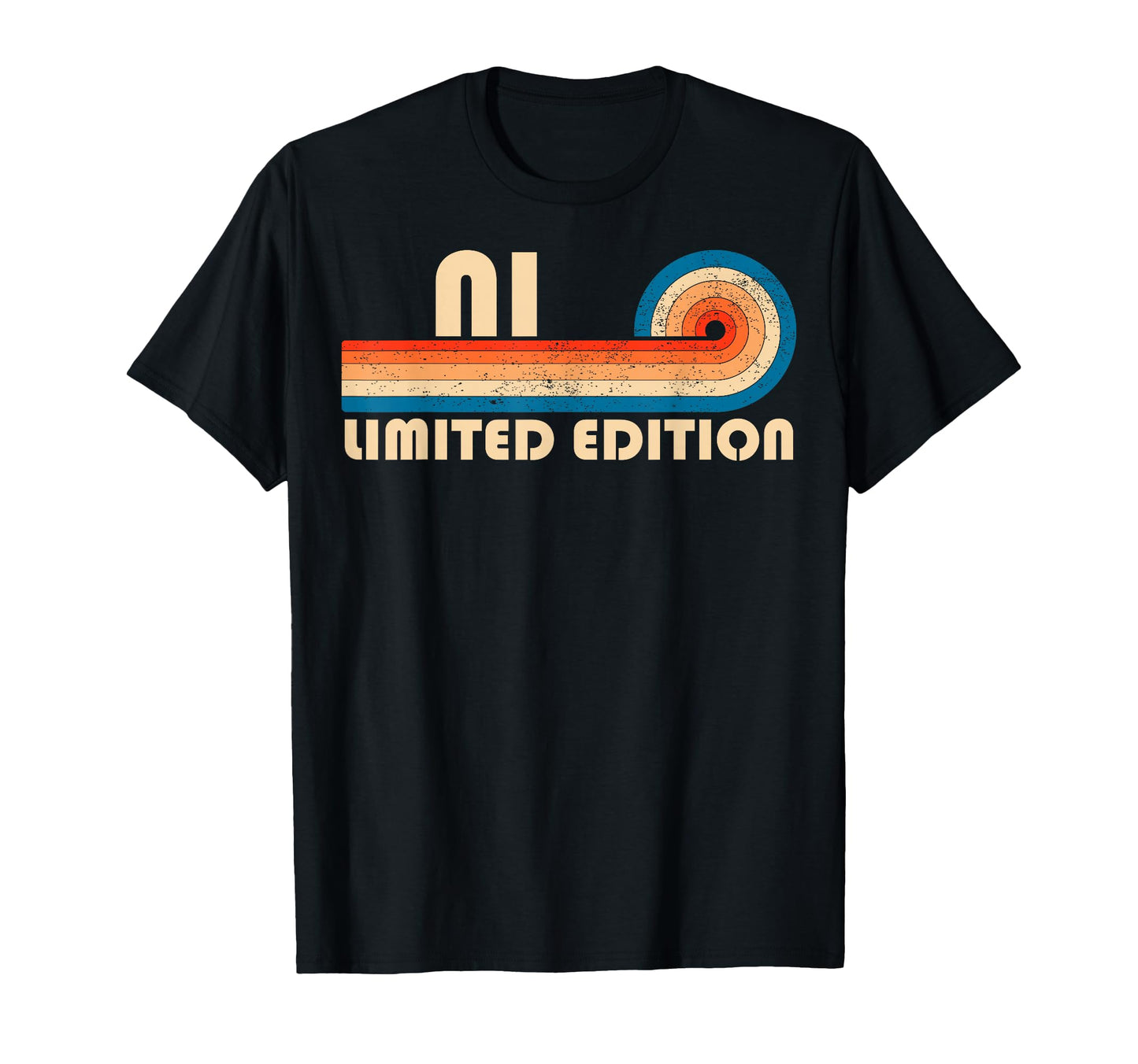 Ni 70S 80S Sunset Stripe T-Shirt - Trendy Graphic Men Women - T-Shirt, Sweatshirt, Hoodie