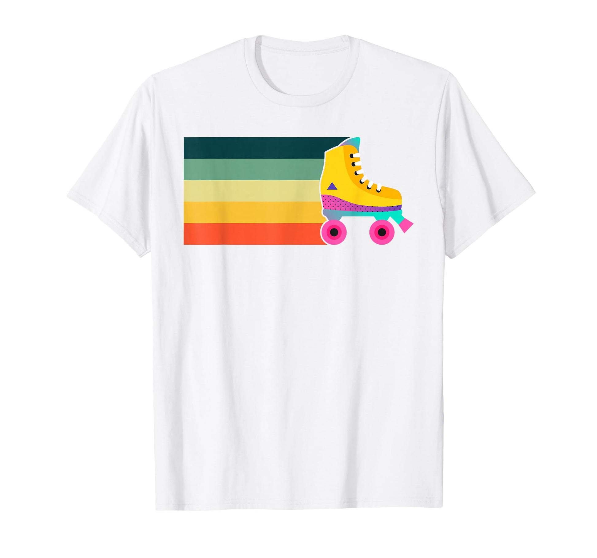 Roller Skate Roller Skating Skater T-Shirt - Custom Art Print Men Women - T-Shirt, Sweatshirt, Hoodie