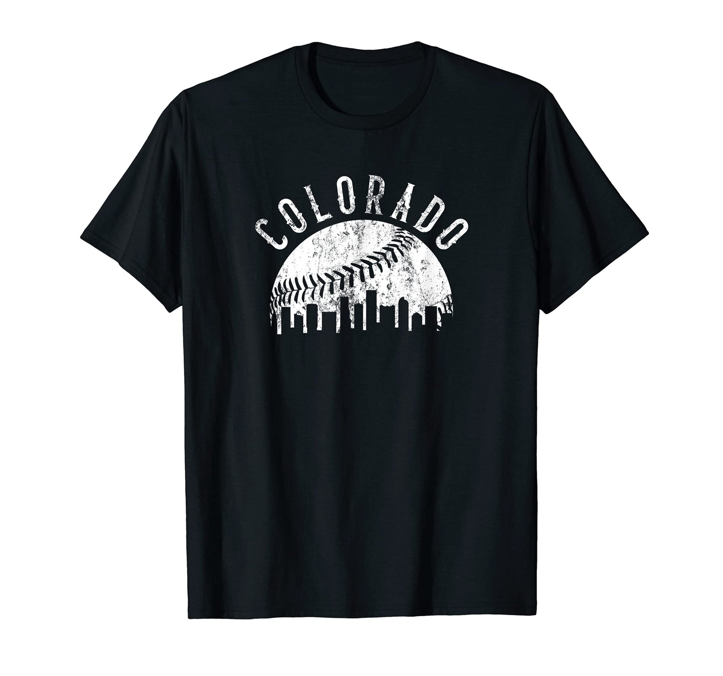 Colorado Baseball Throwback T-Shirt - Unique Graphic Unisex - T-Shirt, Sweatshirt, Hoodie
