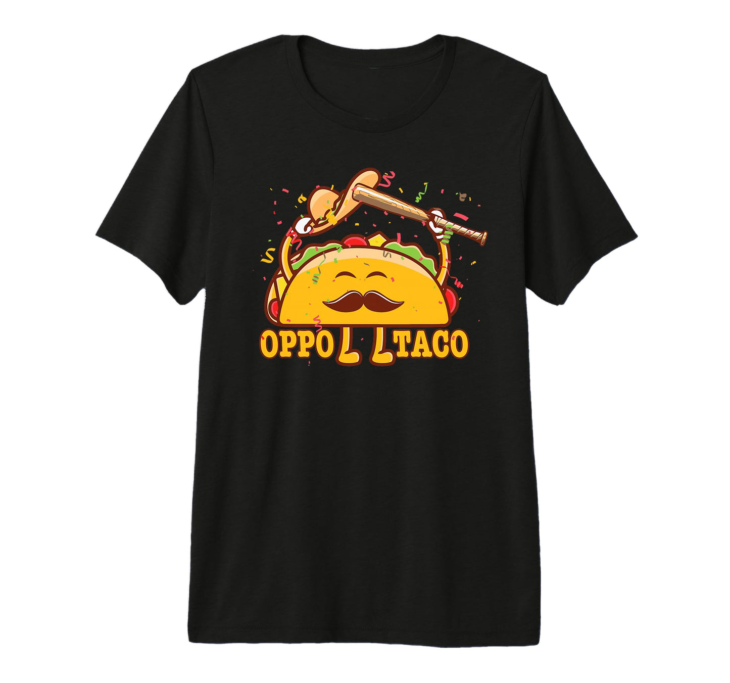 Oppo Taco Mexican Baseball Softball T-Shirt - Custom Art Print Men Women - T-Shirt, Sweatshirt, Hoodie