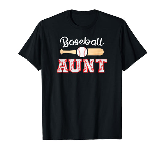 Baseball Aunt Funny Leopard Baseball T-Shirt - Aesthetic Graphic Unisex - T-Shirt, Sweatshirt, Hoodie