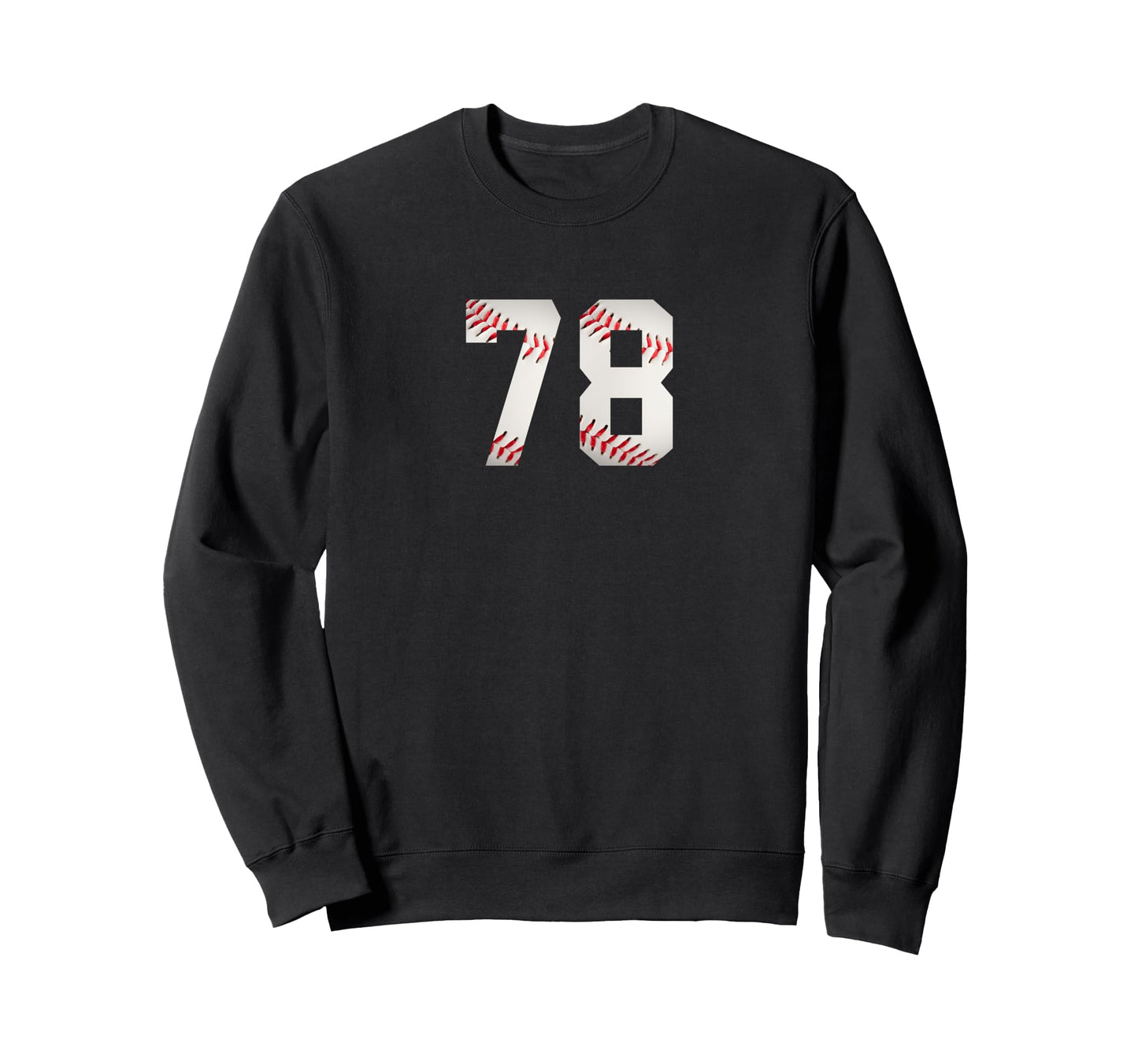 Number 78 Minimalist Birthday Sweatshirt - Custom Art Print Unisex - T-Shirt, Sweatshirt, Hoodie