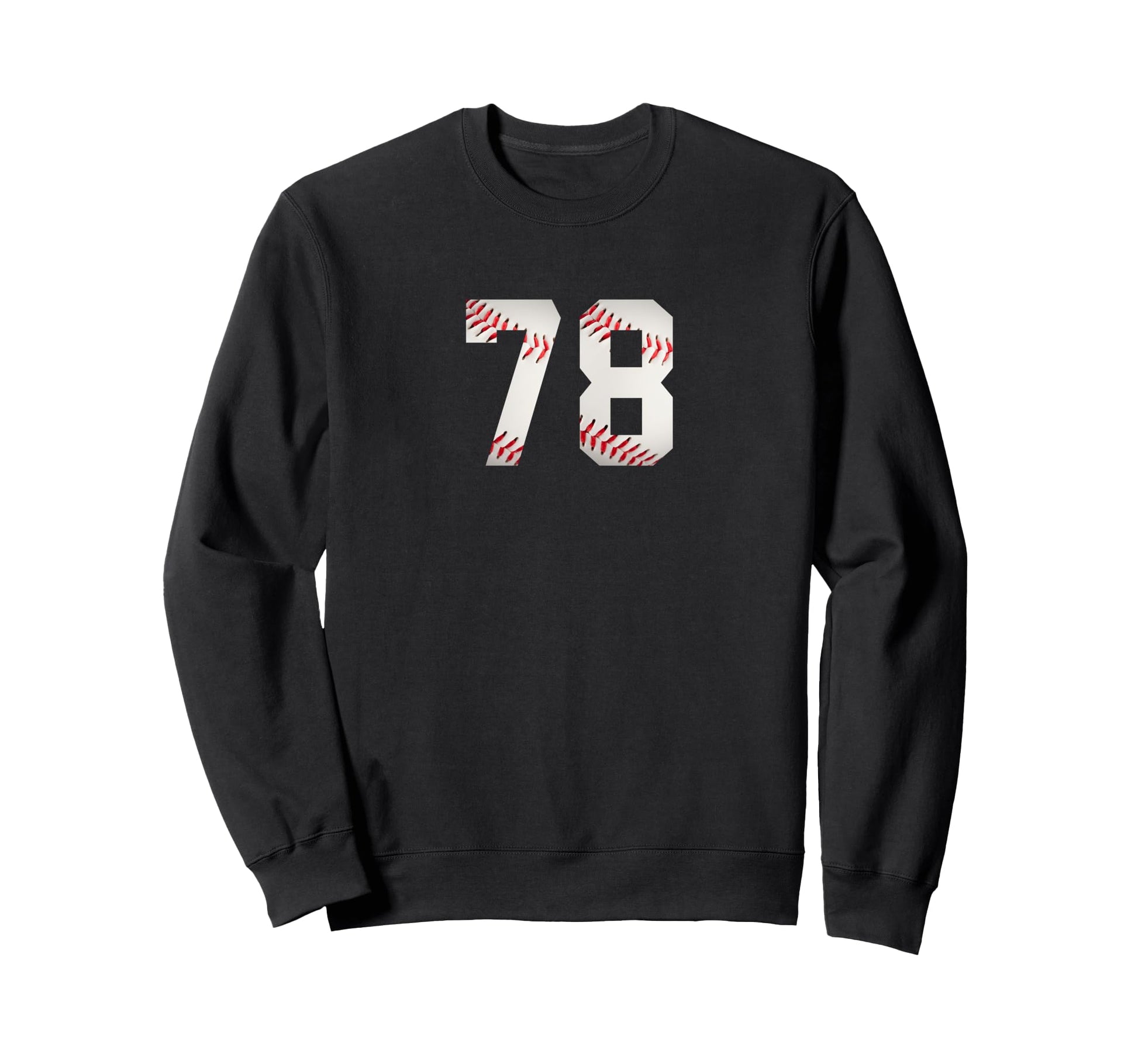 Number 78 Minimalist Birthday Sweatshirt - Custom Art Print Unisex - T-Shirt, Sweatshirt, Hoodie