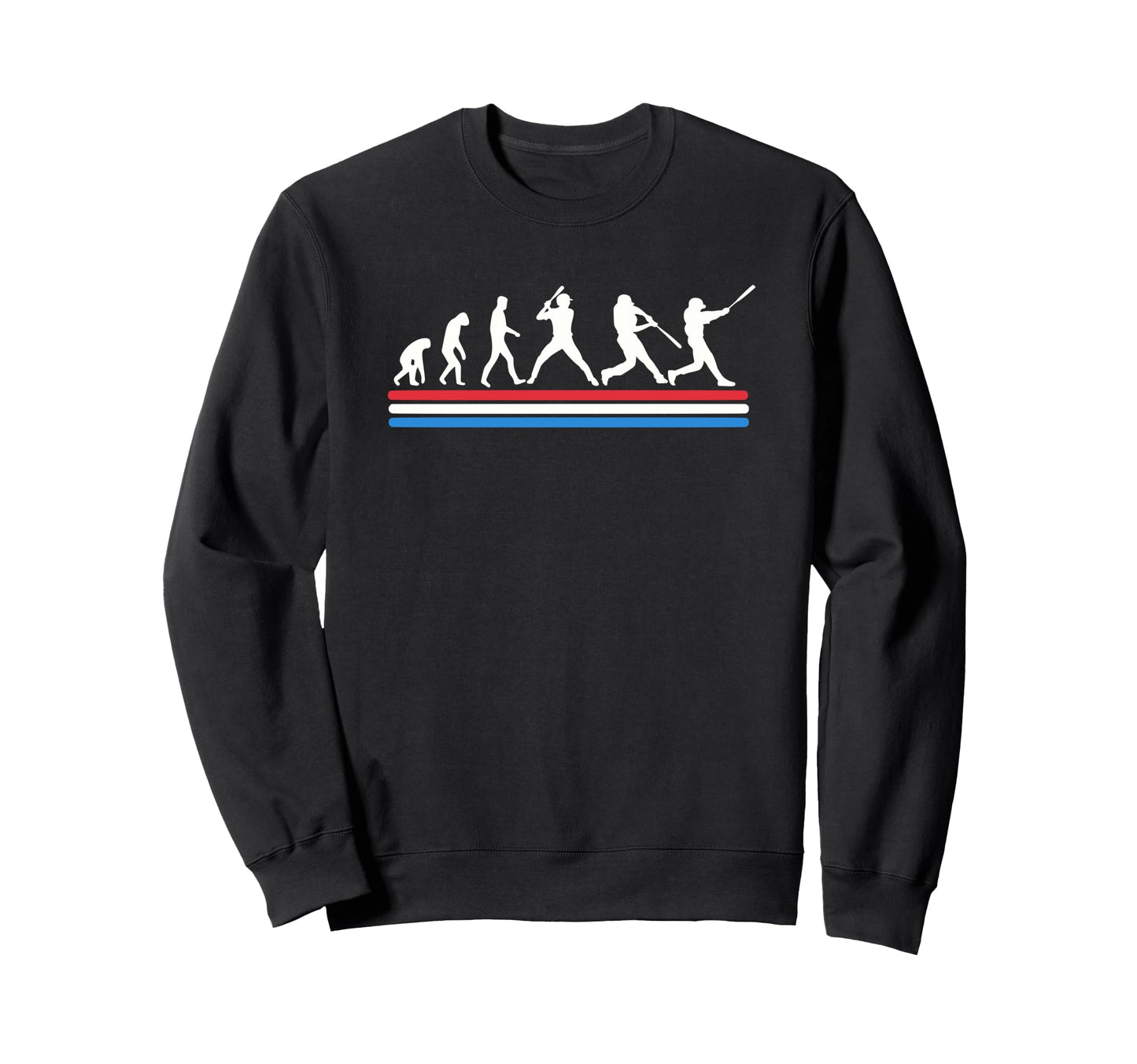 Baseball Evolution Sunset Baseball Sweatshirt - Graphic Print Men Women - T-Shirt, Sweatshirt, Hoodie