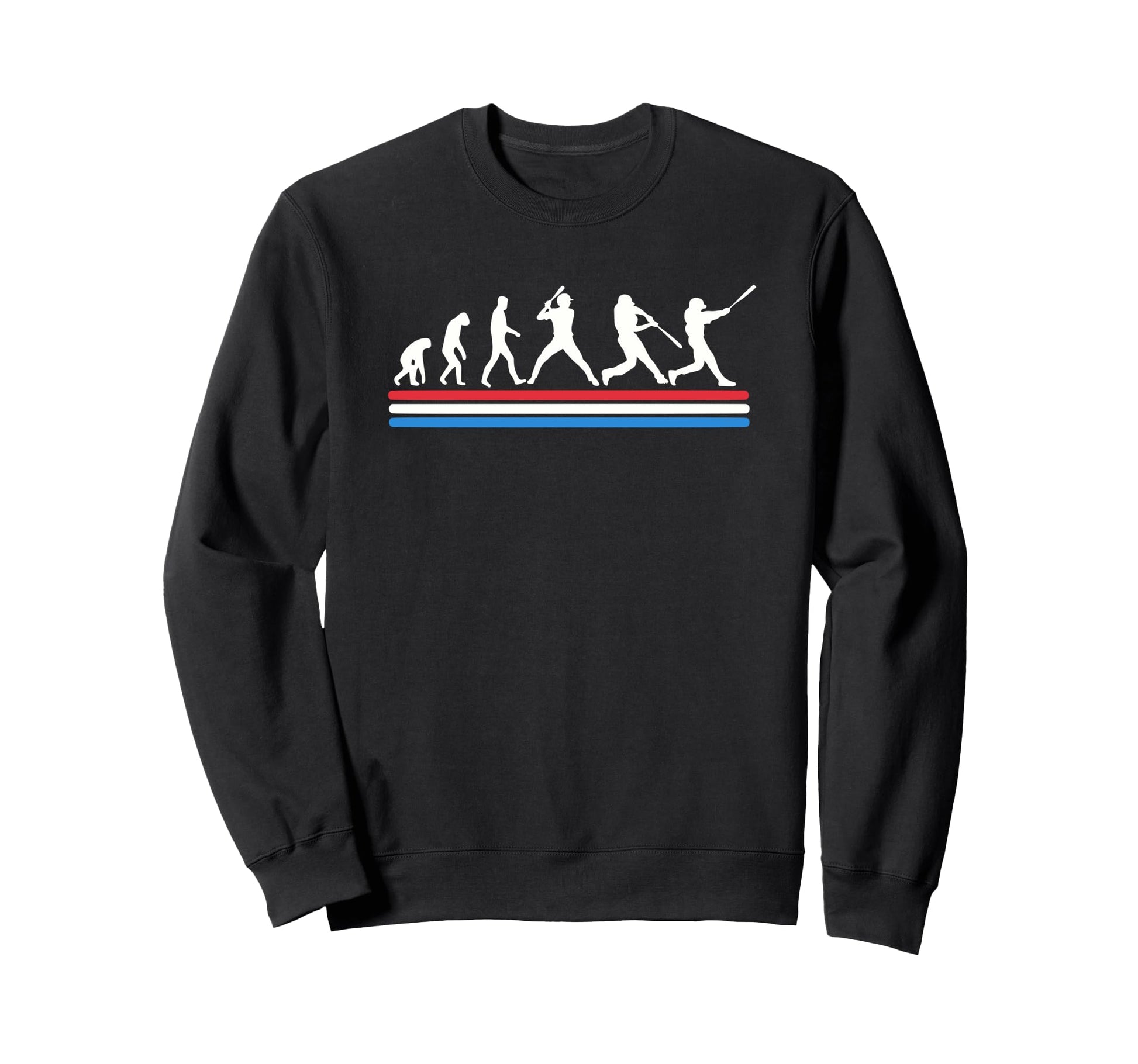 Baseball Evolution Sunset Baseball Sweatshirt - Graphic Print Men Women - T-Shirt, Sweatshirt, Hoodie