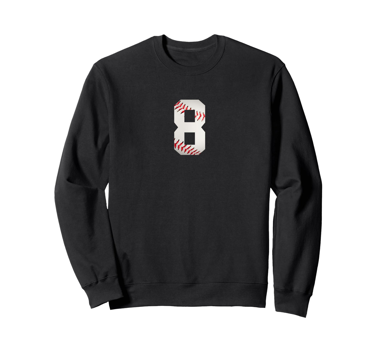 Number 8 Minimalist Birthday Sweatshirt - Trendy Graphic Men Women - T-Shirt, Sweatshirt, Hoodie