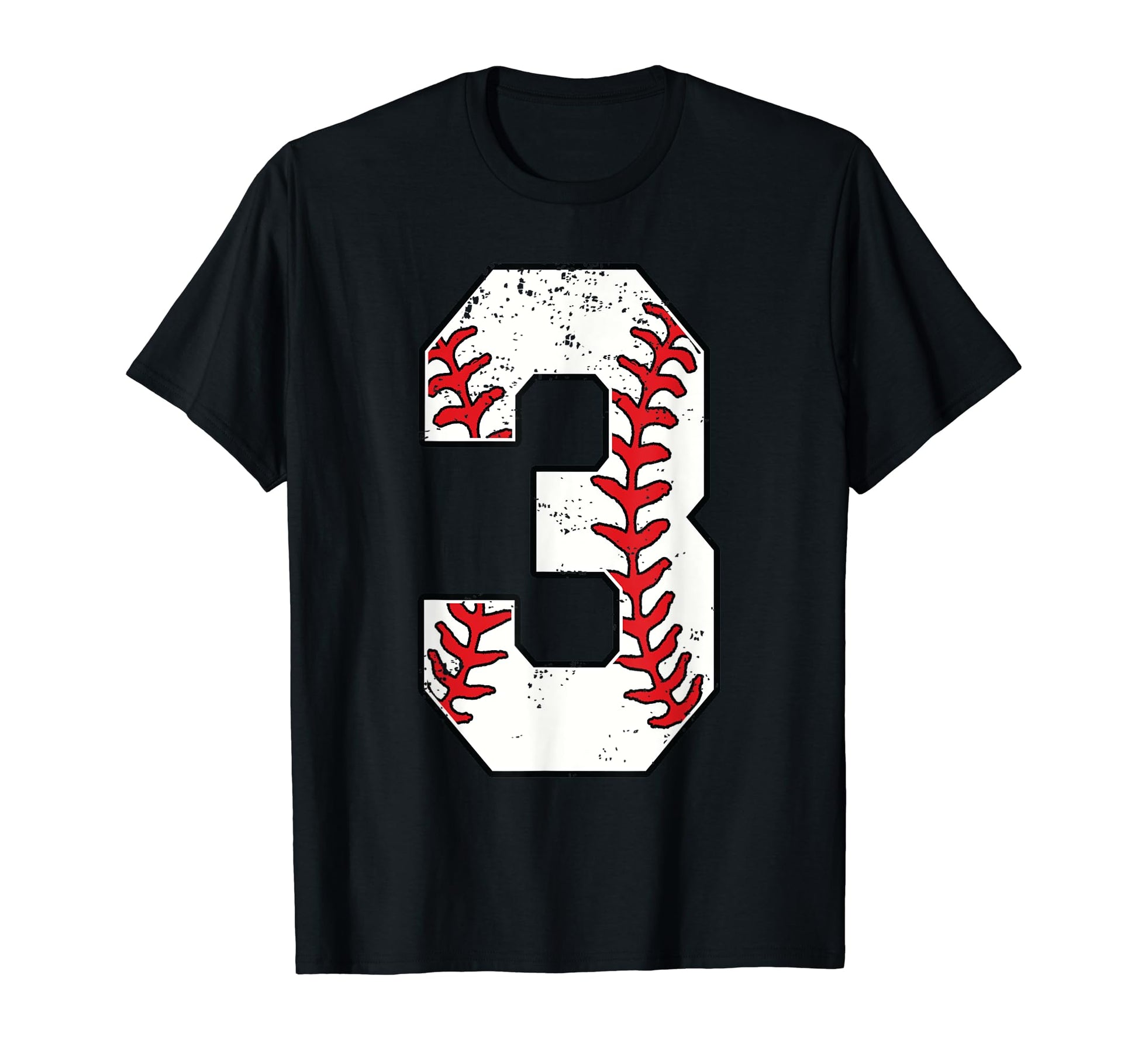Number 3 Baseball 3 Jersey Number Baseball T-Shirt - Trendy Graphic Unisex - T-Shirt, Sweatshirt, Hoodie