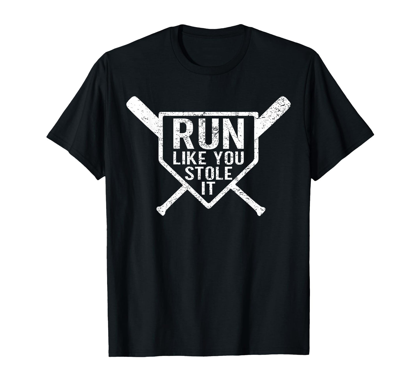 Run Like You Stole It Funny Baseball T-Shirt - Streetwear Style Men Women - T-Shirt, Sweatshirt, Hoodie