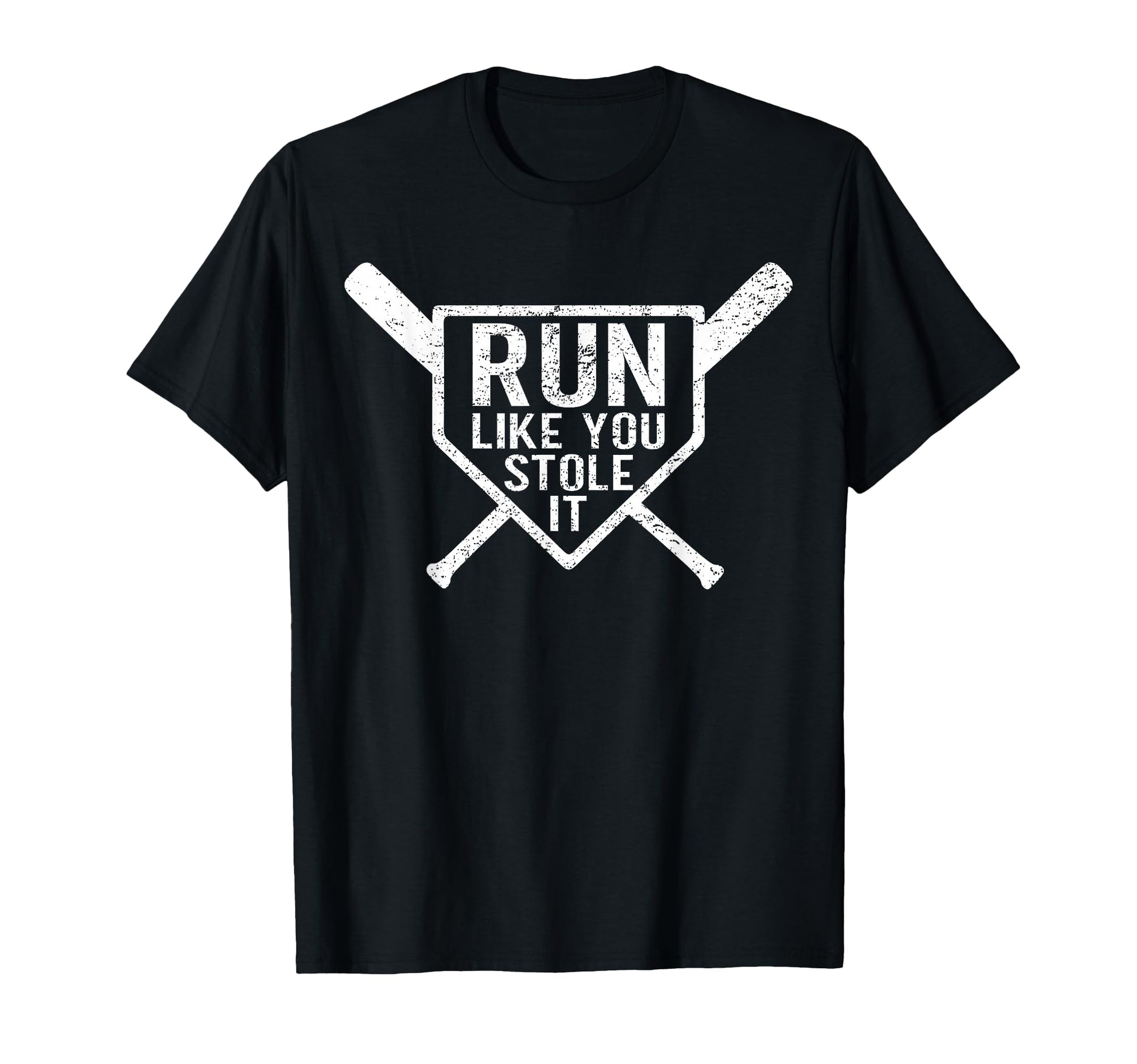 Run Like You Stole It Funny Baseball T-Shirt - Streetwear Style Men Women - T-Shirt, Sweatshirt, Hoodie