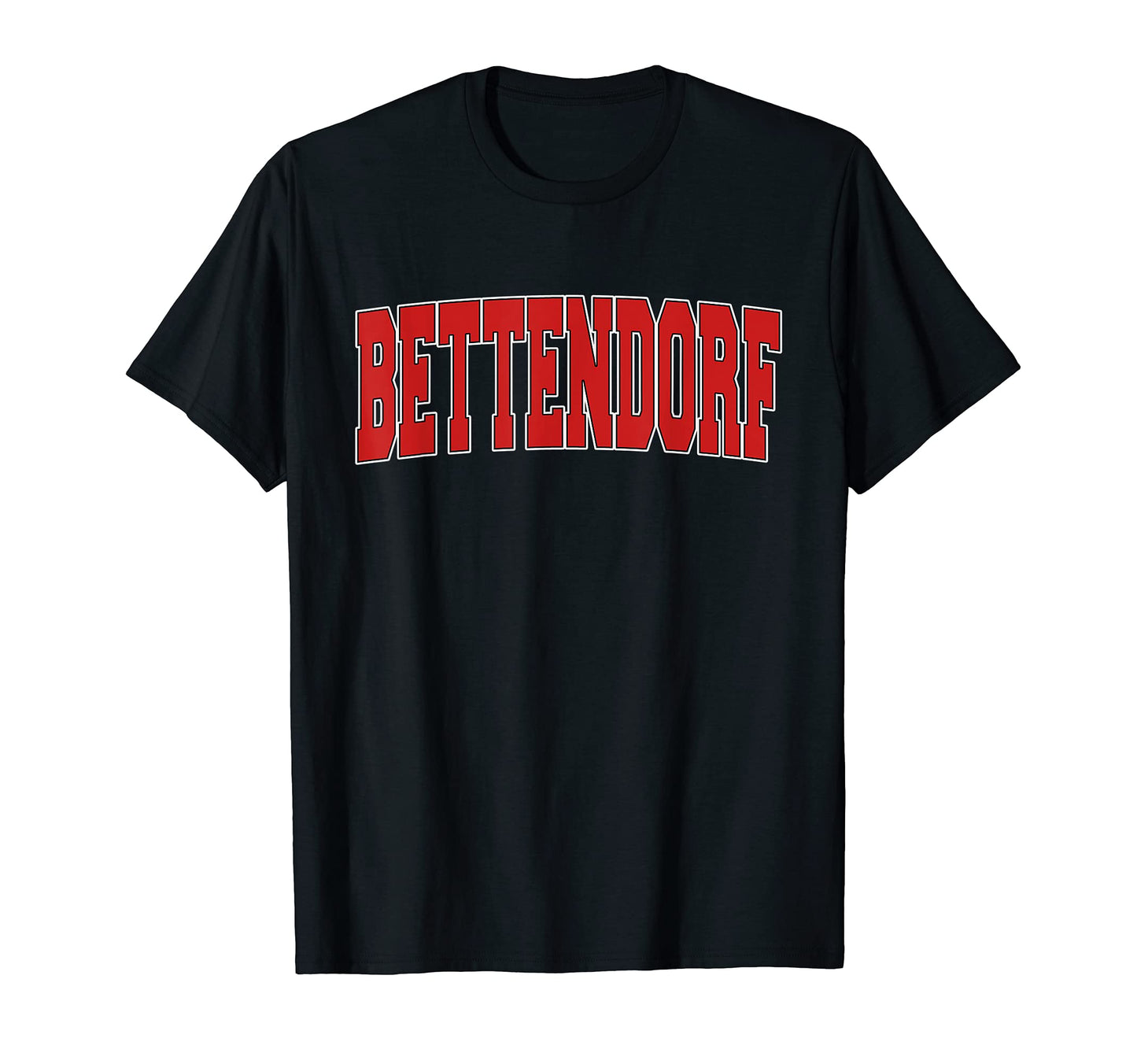 Bettendorf Ia Iowa Varsity Usa T-Shirt - Fun Novelty Design for Adults - T-Shirt, Sweatshirt, Hoodie