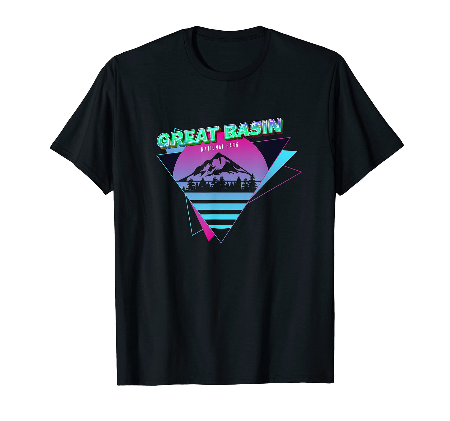 Vaporwave Great Basin National Park T-Shirt - Minimalist Print for Adults - T-Shirt, Sweatshirt, Hoodie