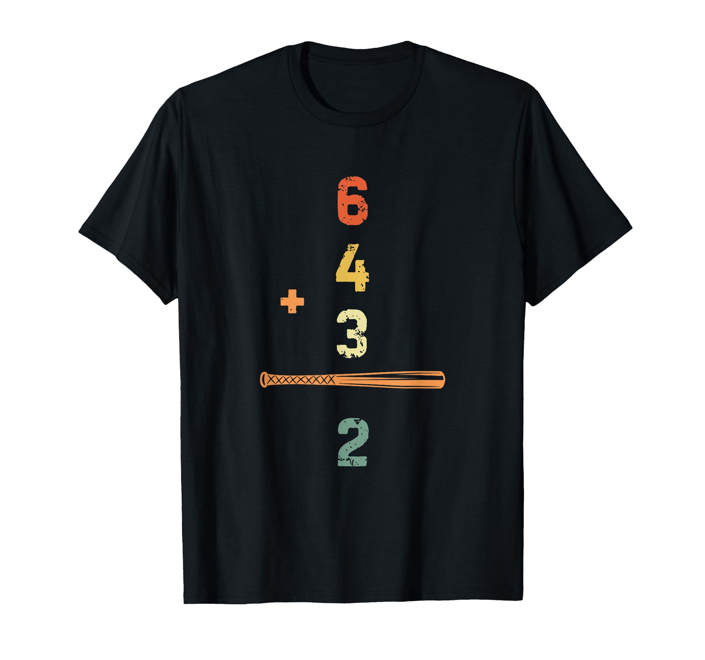 6 4 3 2 Double Play Baseball Player T-Shirt - Minimalist Print Unisex - T-Shirt, Sweatshirt, Hoodie