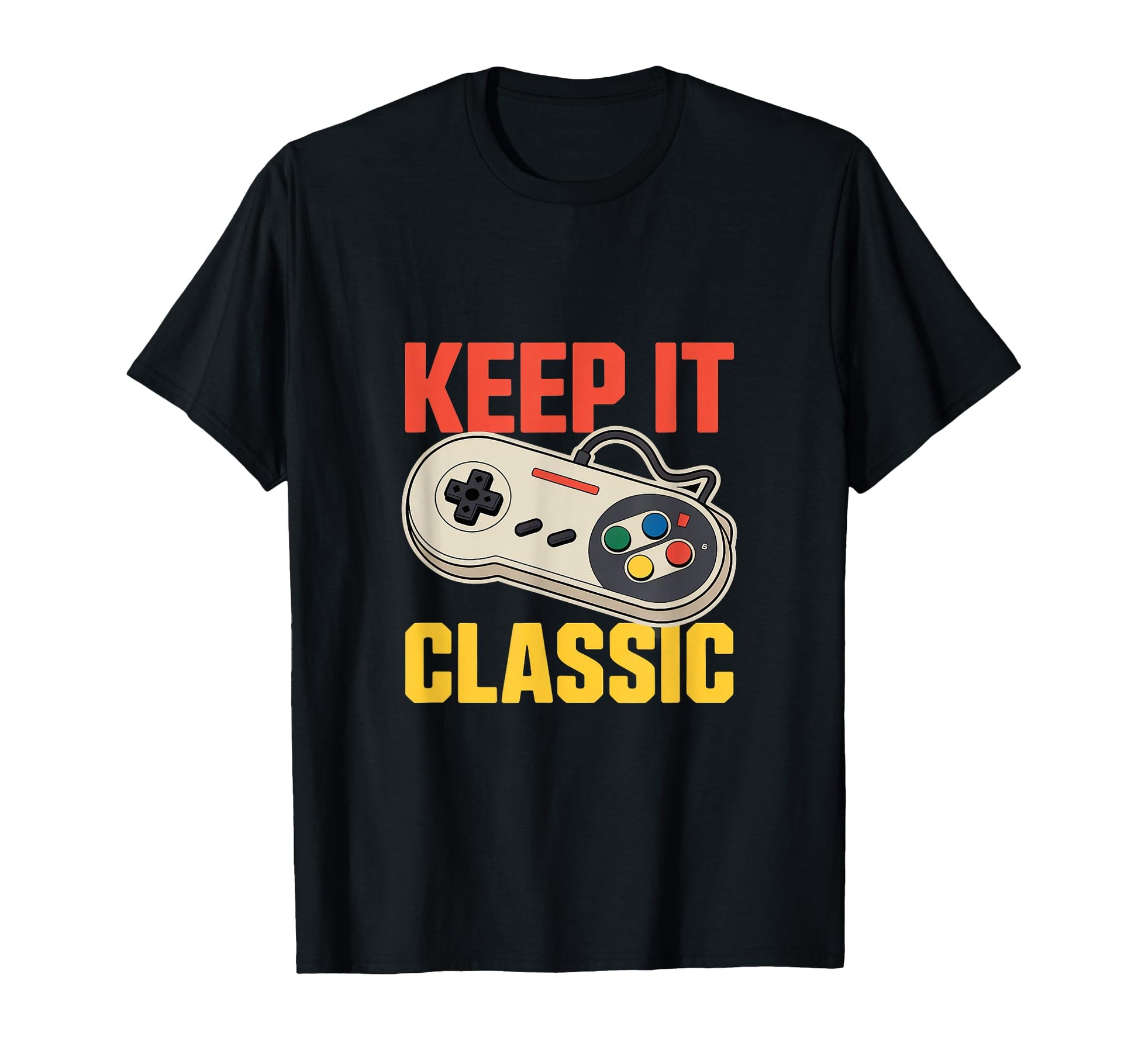 Keep It Gaming Controller Gamer T-Shirt - Aesthetic Graphic Unisex - T-Shirt, Sweatshirt, Hoodie
