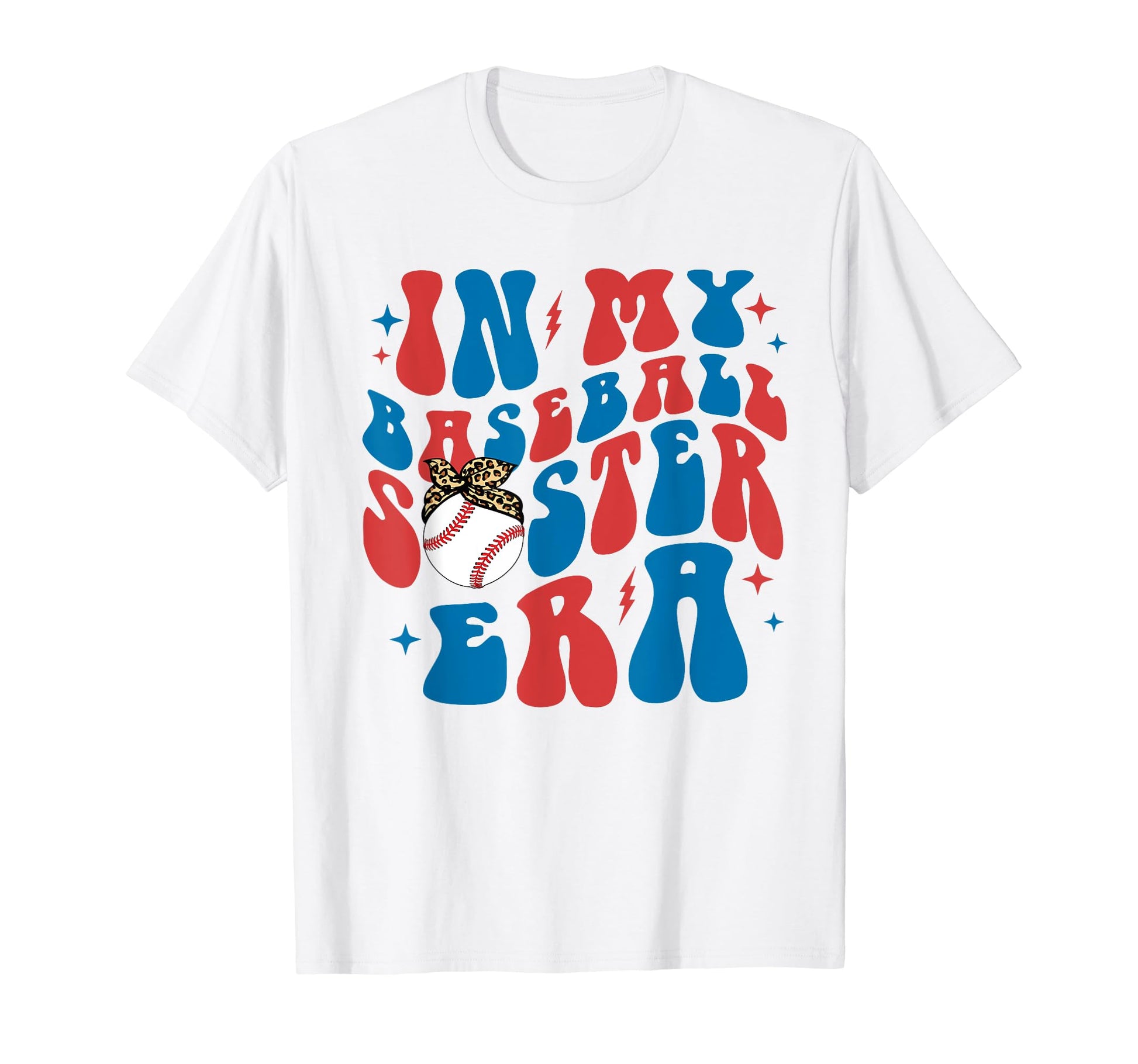 My Baseball Sister Era Groovy Baseball T-Shirt - Minimalist Print Unisex - T-Shirt, Sweatshirt, Hoodie
