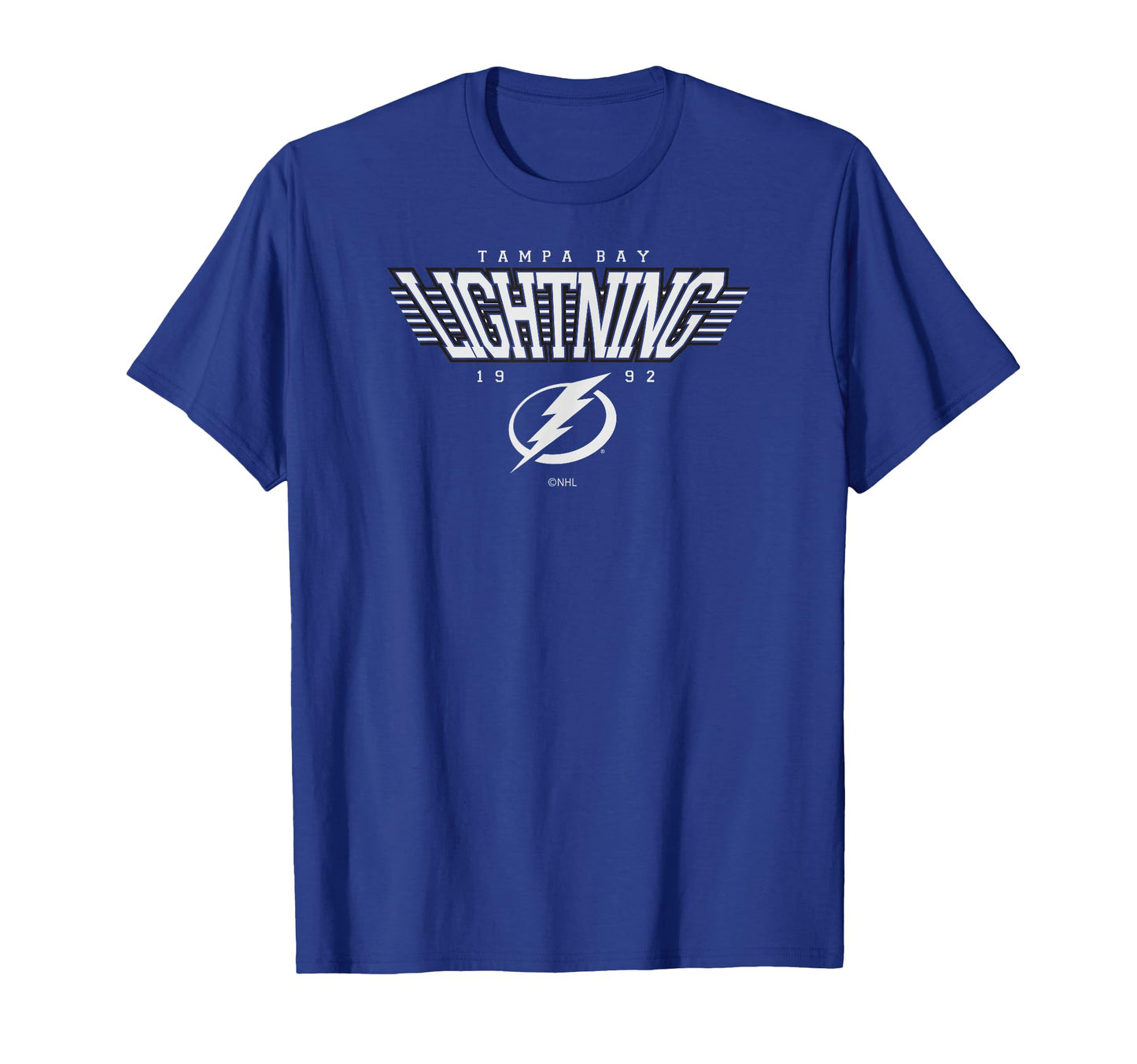 Tampa Bay Lightning Laser Blue T-Shirt - Graphic Print for Adults - T-Shirt, Sweatshirt, Hoodie