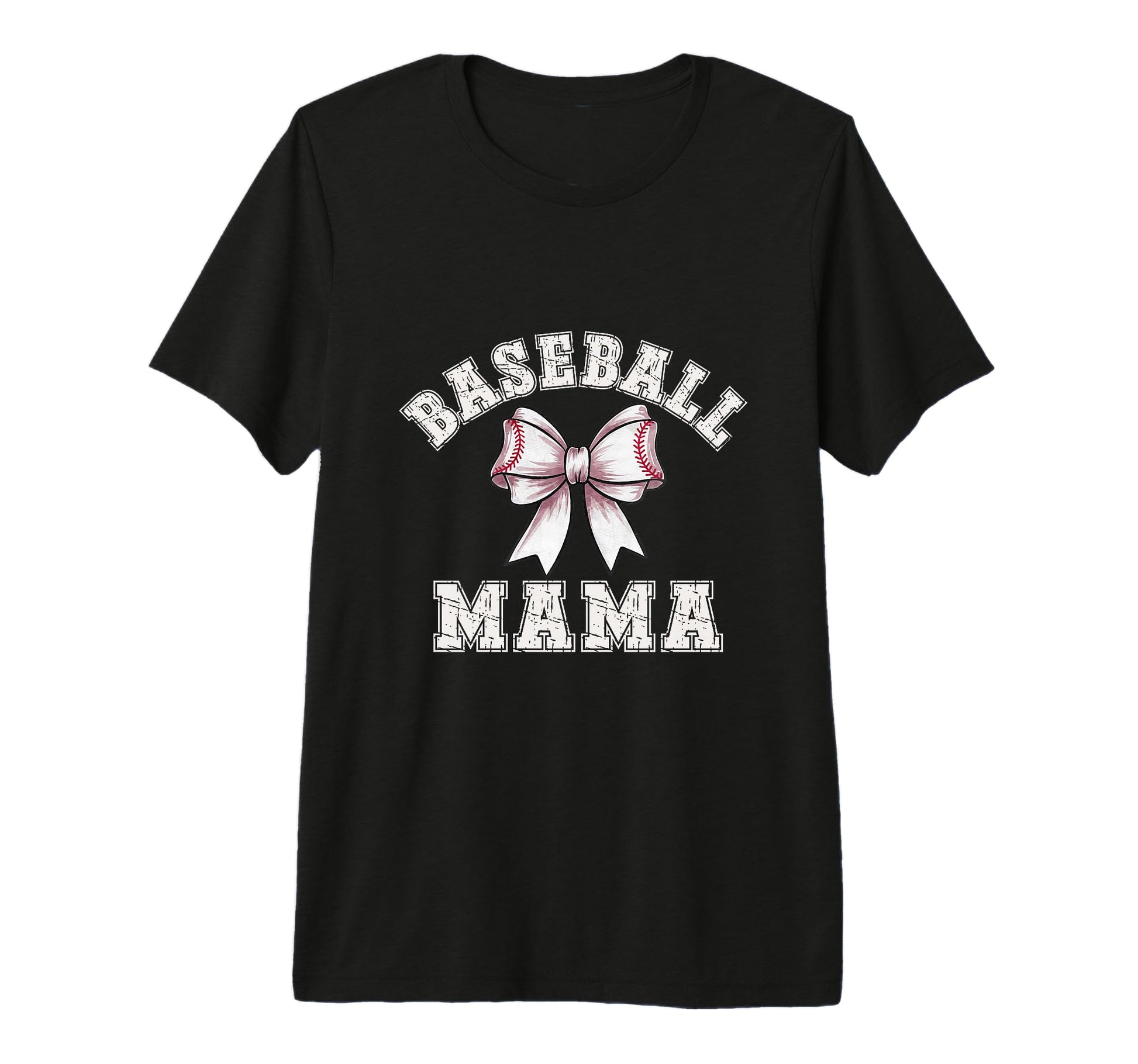 Coquette Baseball Mama Bow Game Day T-Shirt - Custom Art Print for Adults - T-Shirt, Sweatshirt, Hoodie