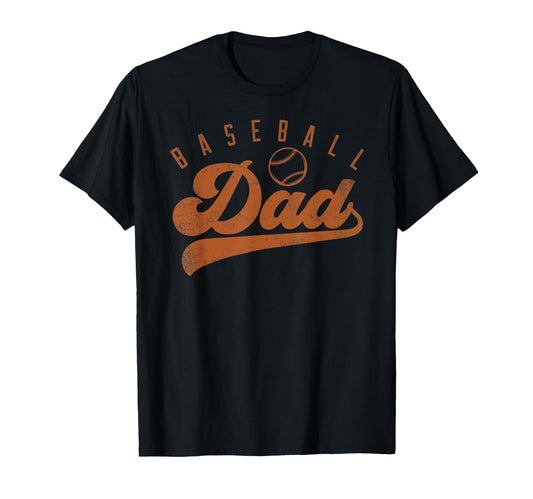 Baseball Dad Fathers Day Gifts T-Shirt - Minimalist Print Unisex - T-Shirt, Sweatshirt, Hoodie