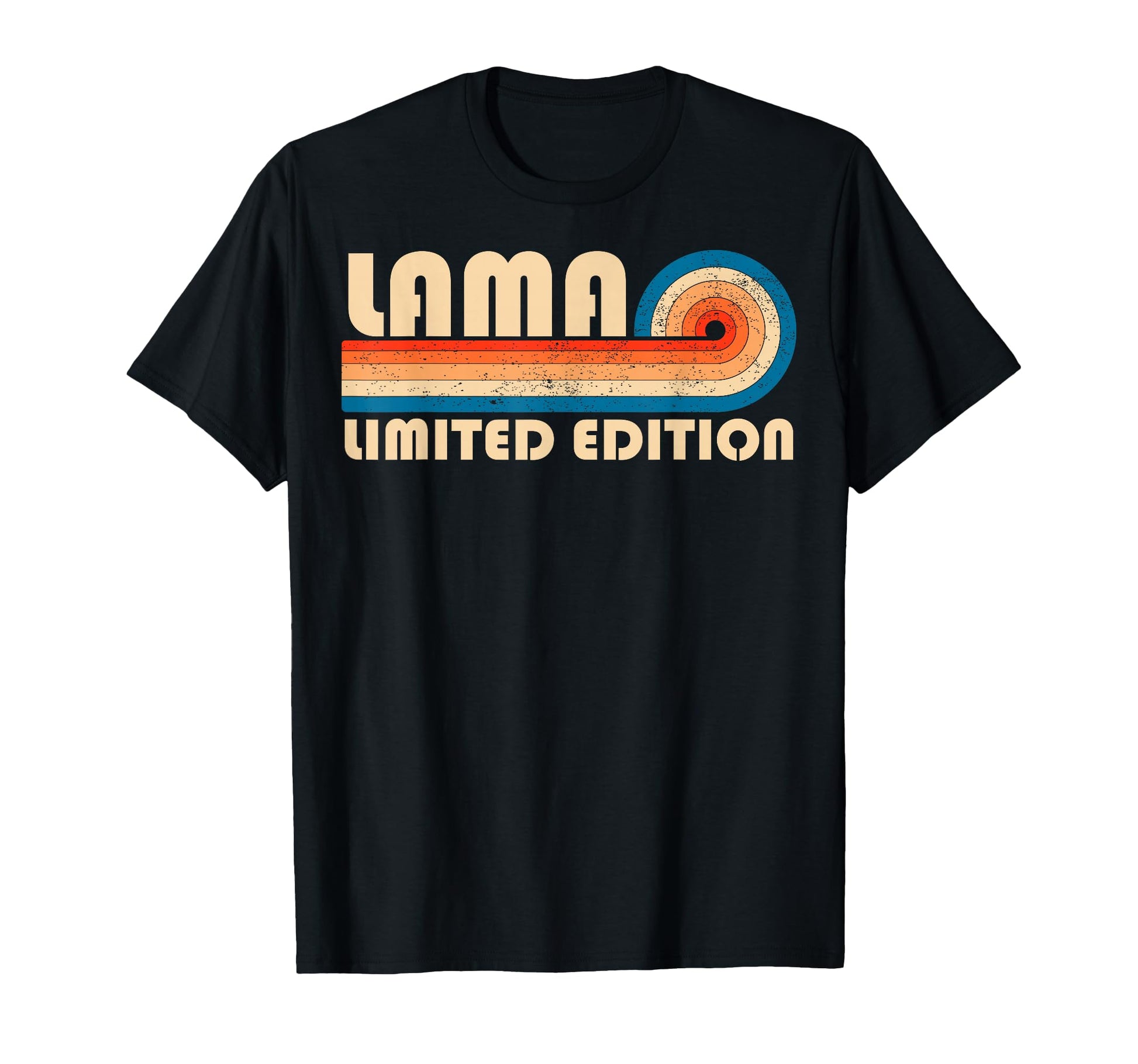 Lama 70S 80S Sunset Stripe T-Shirt - Aesthetic Graphic Unisex - T-Shirt, Sweatshirt, Hoodie