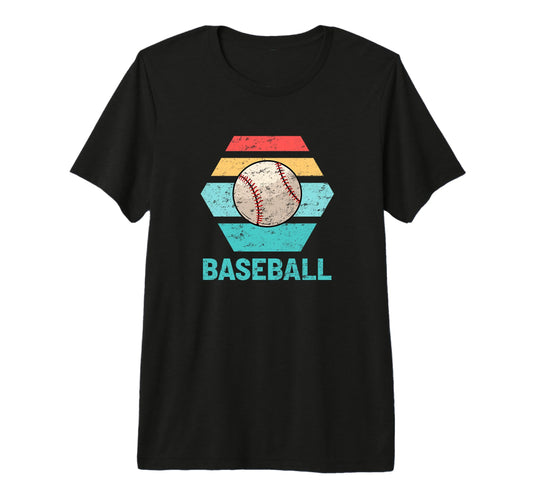 Baseball Funny Sports Fans Tri Blend T-Shirt - Minimalist Print Men Women - T-Shirt, Sweatshirt, Hoodie