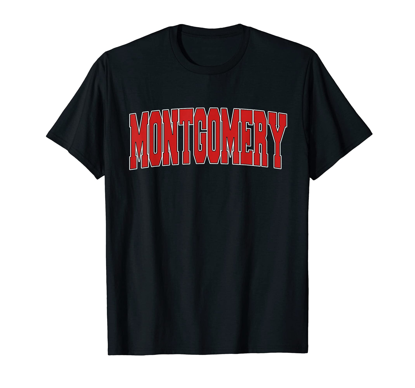 Montgomery Al Alabama Varsity Usa Sports T-Shirt - Minimalist Print Unisex - T-Shirt, Sweatshirt, Hoodie