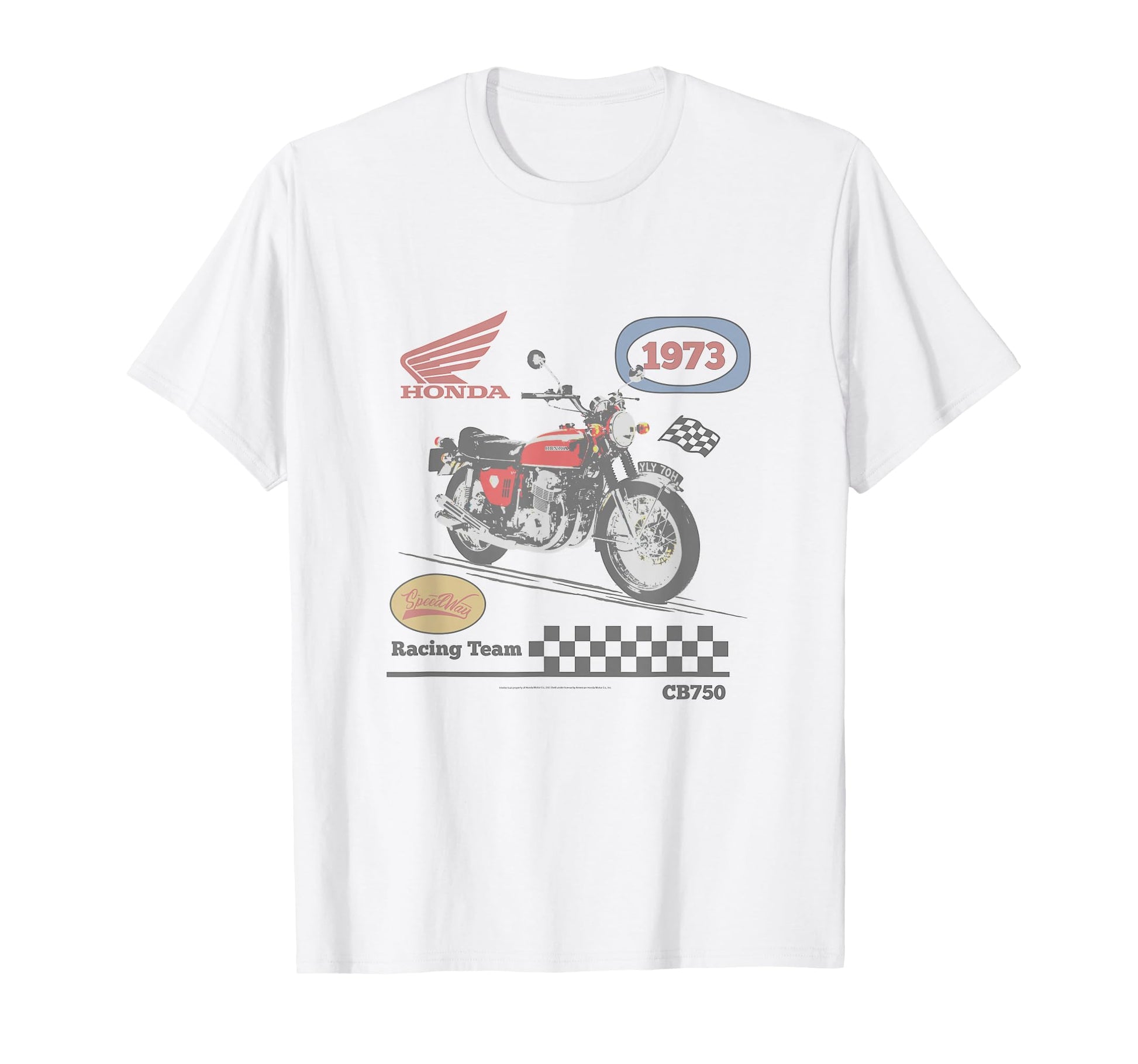 Honda Powersports 1973 Cb750 Speedway T-Shirt - Trendy Graphic Men Women - T-Shirt, Sweatshirt, Hoodie