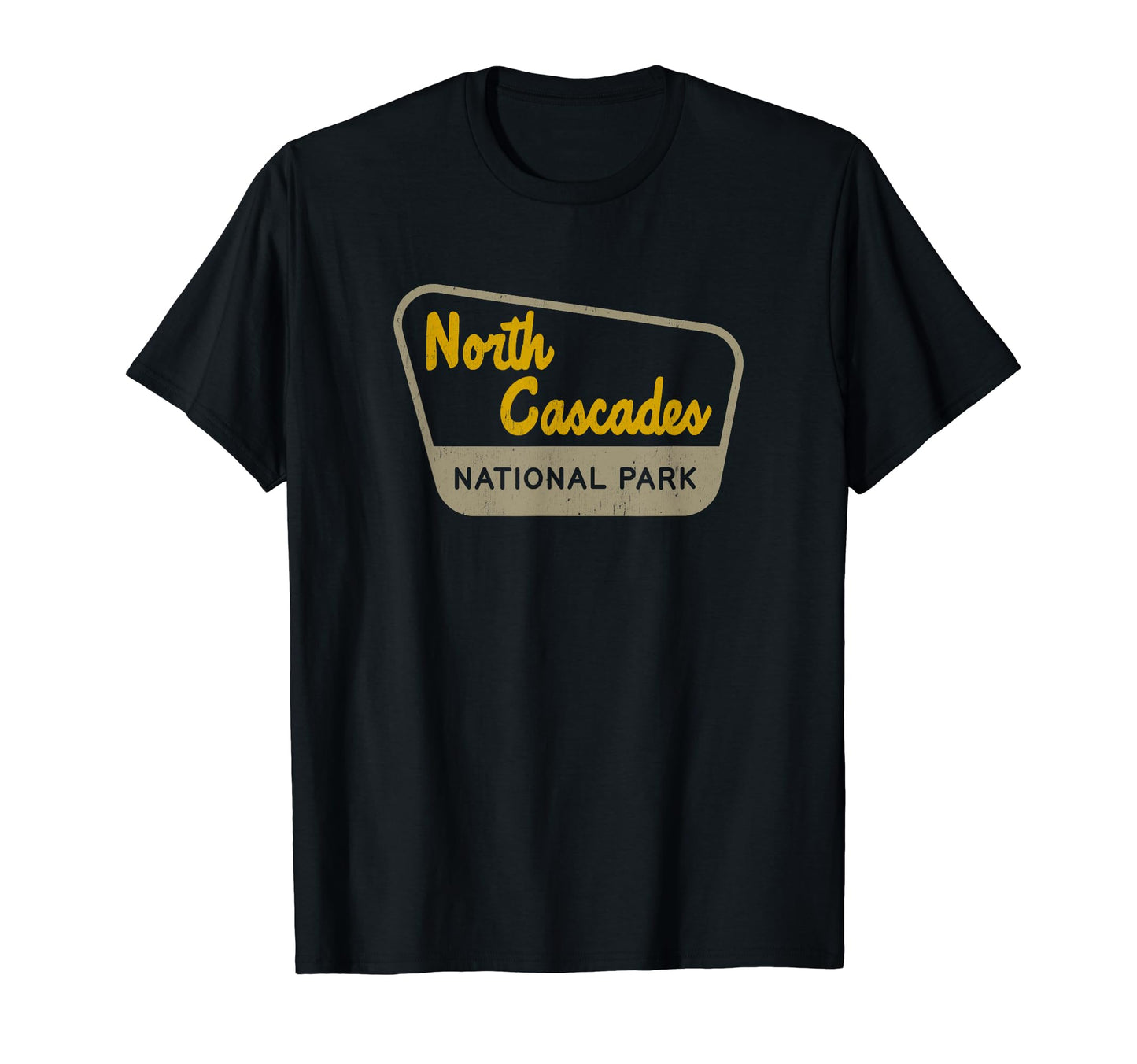 North Cascades National Park Two T-Shirt - Fun Novelty Design for Adults - T-Shirt, Sweatshirt, Hoodie