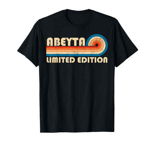 Abeyta 70S 80S Sunset Stripe T-Shirt - Minimalist Print for Adults - T-Shirt, Sweatshirt, Hoodie
