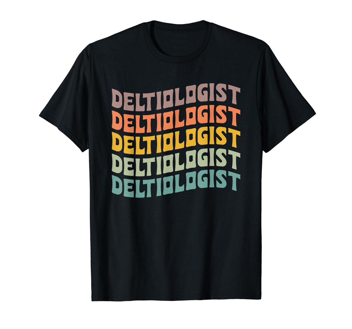 Deltiologist Typeset Postcard Collector T-Shirt - Trendy Graphic Men Women - T-Shirt, Sweatshirt, Hoodie