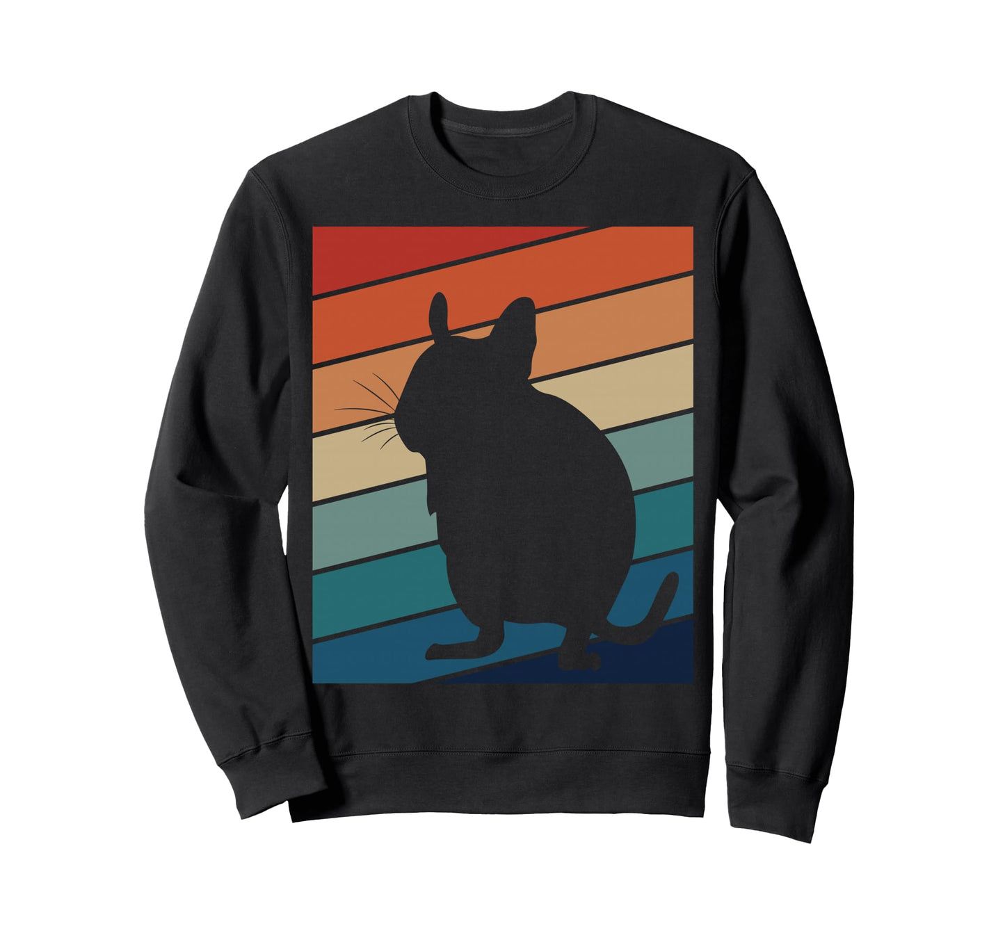Degus Stripes Degu Owner Gift Sweatshirt - Fun Novelty Design Men Women - T-Shirt, Sweatshirt, Hoodie