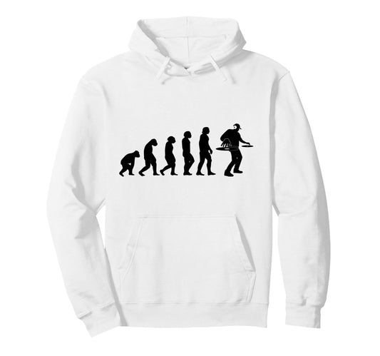 80S Music Disk Jockey Dj Vinyl Record Hoodie - Graphic Print Unisex - T-Shirt, Sweatshirt, Hoodie