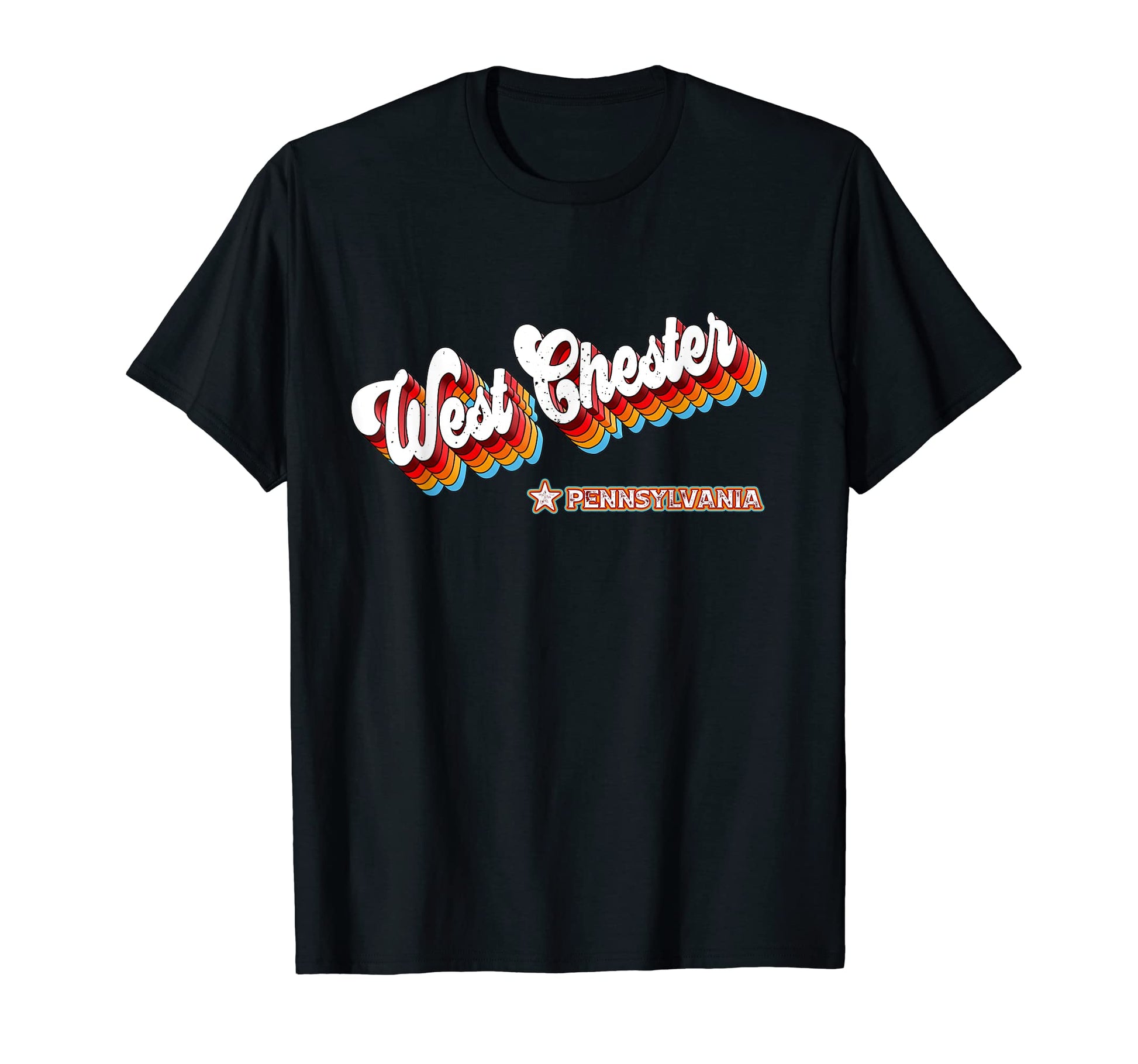 80S West Chester Pennsylvania Pa T-Shirt - Minimalist Print for Adults - T-Shirt, Sweatshirt, Hoodie