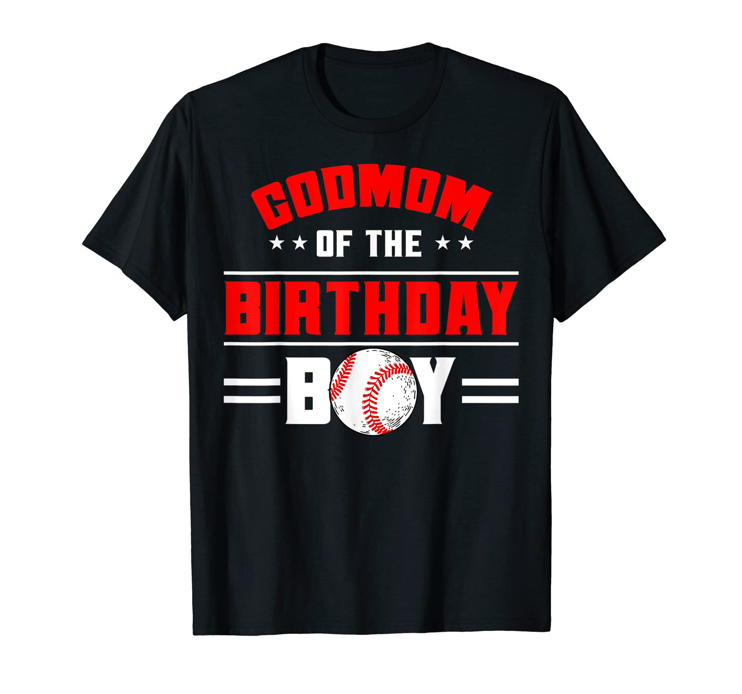 Godmom Birthday Baseball Theme Family T-Shirt - Streetwear Style Men Women - T-Shirt, Sweatshirt, Hoodie