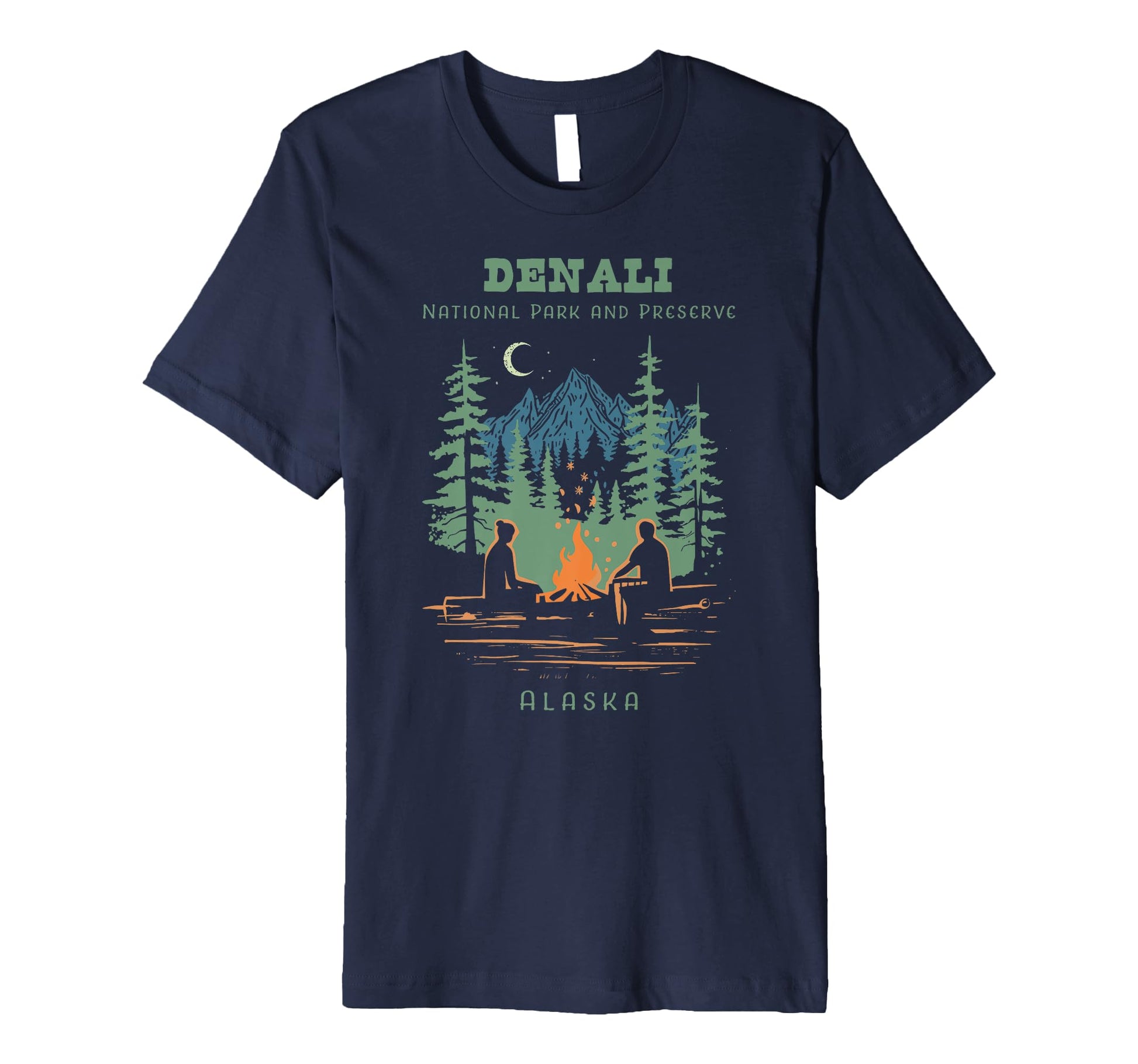Denali National Park And Preserve Alaska T-Shirt - Unique Graphic Men Women - T-Shirt, Sweatshirt, Hoodie