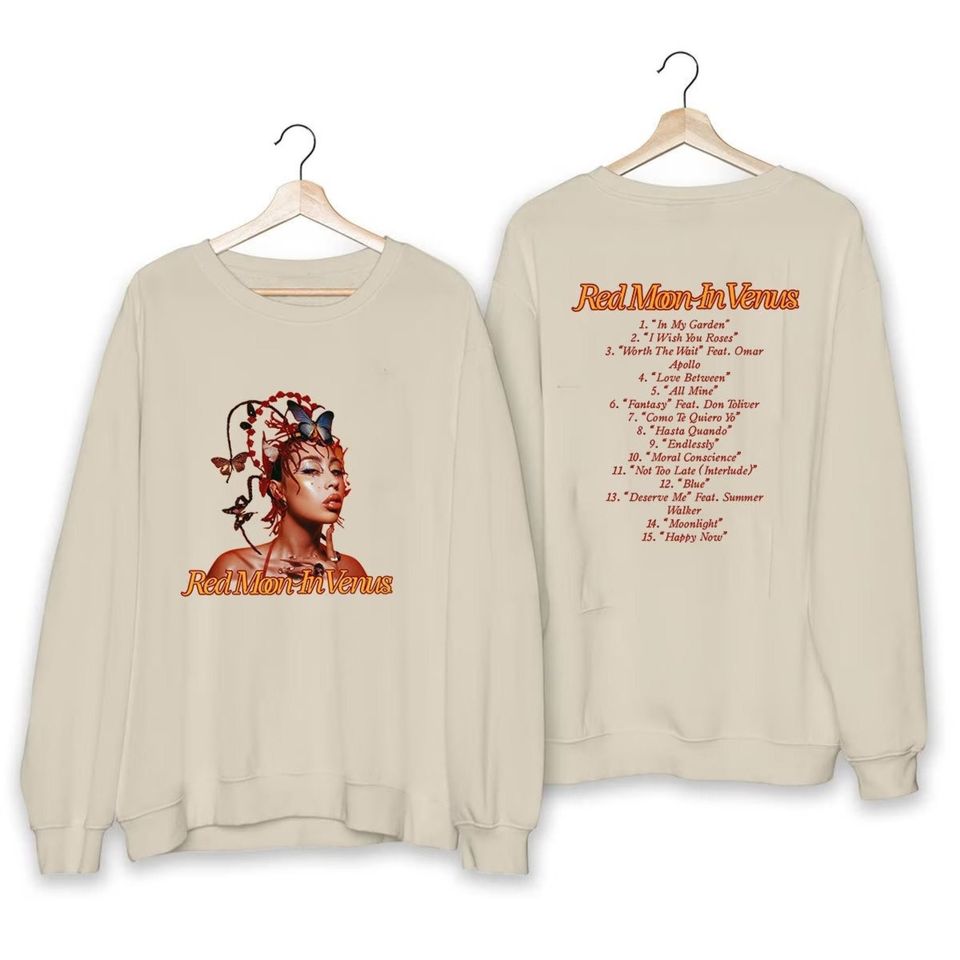 Red Moon In Venus Kali Uchis Tour - Adult & Kids T-Shirts, Sweatshirts & Hoodies apparel design preview 1