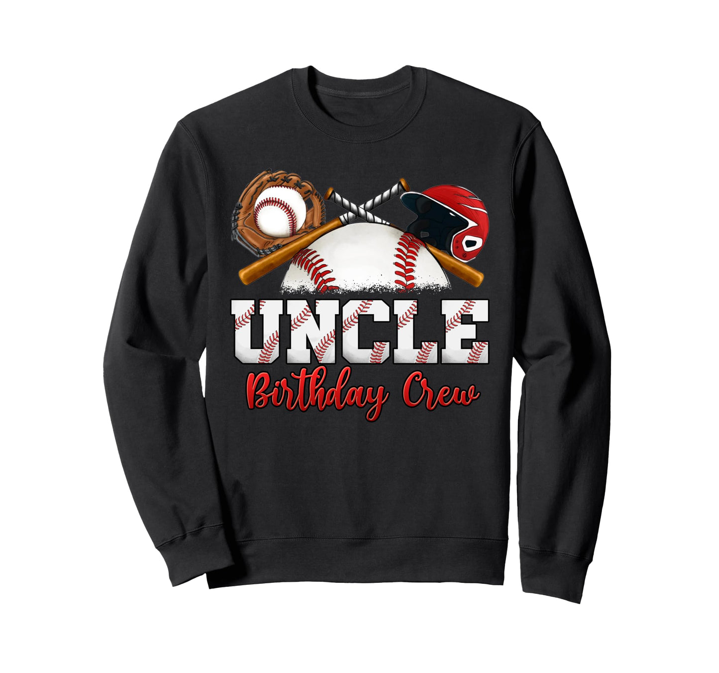 Baseball Birthday Party Sports Family Sweatshirt - Unique Graphic Unisex - T-Shirt, Sweatshirt, Hoodie