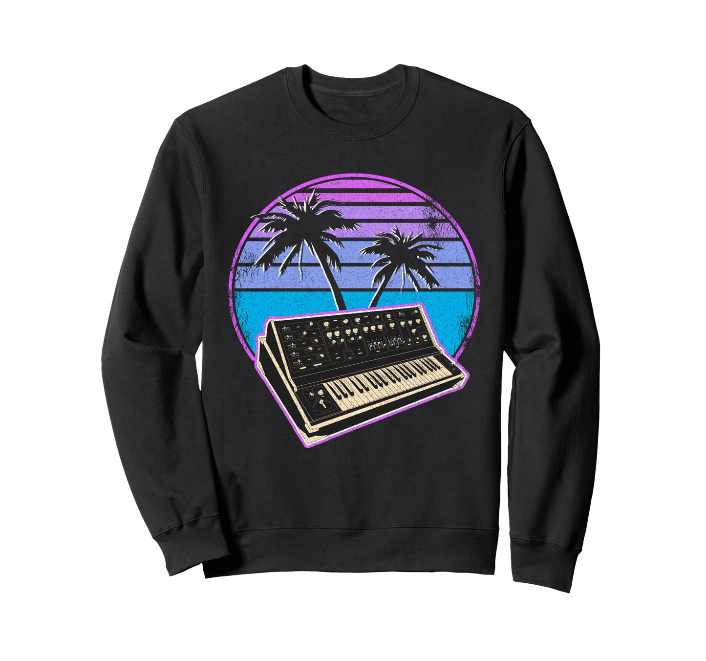Synthwave Retrowave Pastel Goth Sweatshirt - Novelty Apparel for Adults - T-Shirt, Sweatshirt, Hoodie