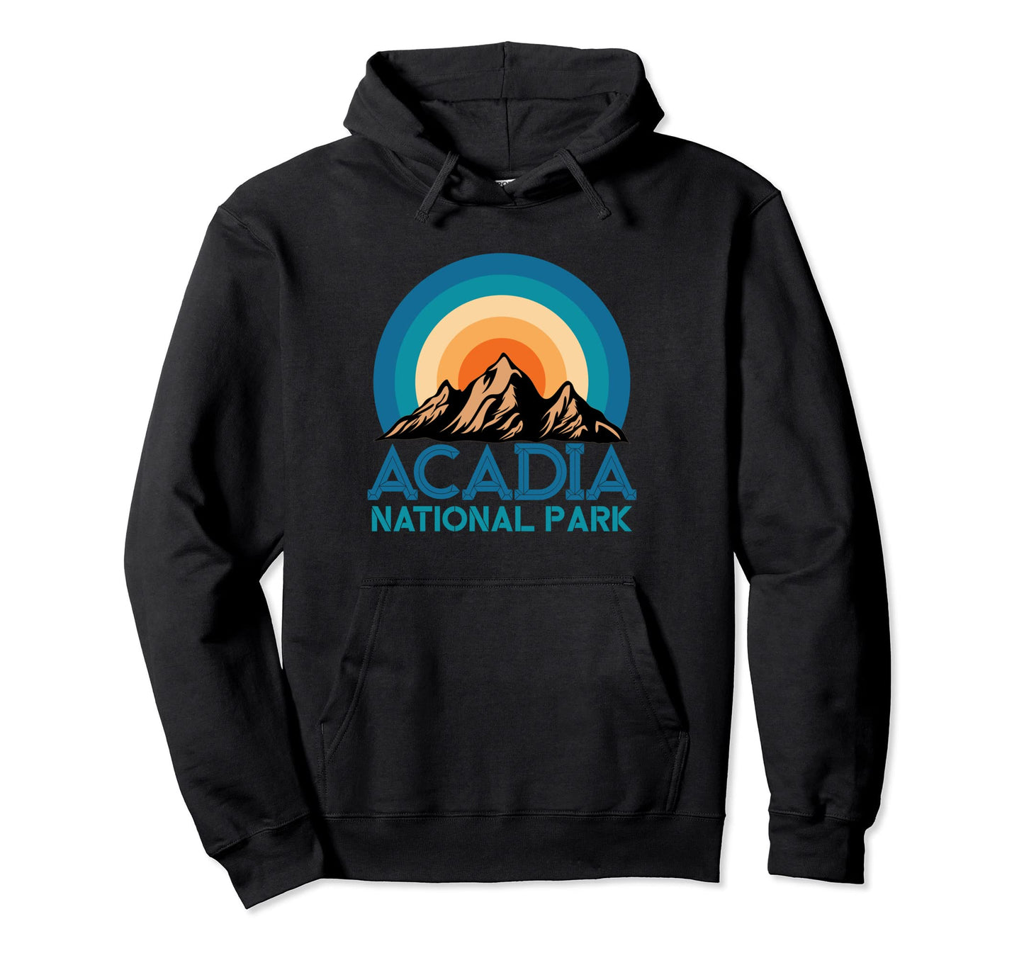 Acadia National Park Mountain Hiking Hoodie - Trendy Graphic Men Women - T-Shirt, Sweatshirt, Hoodie
