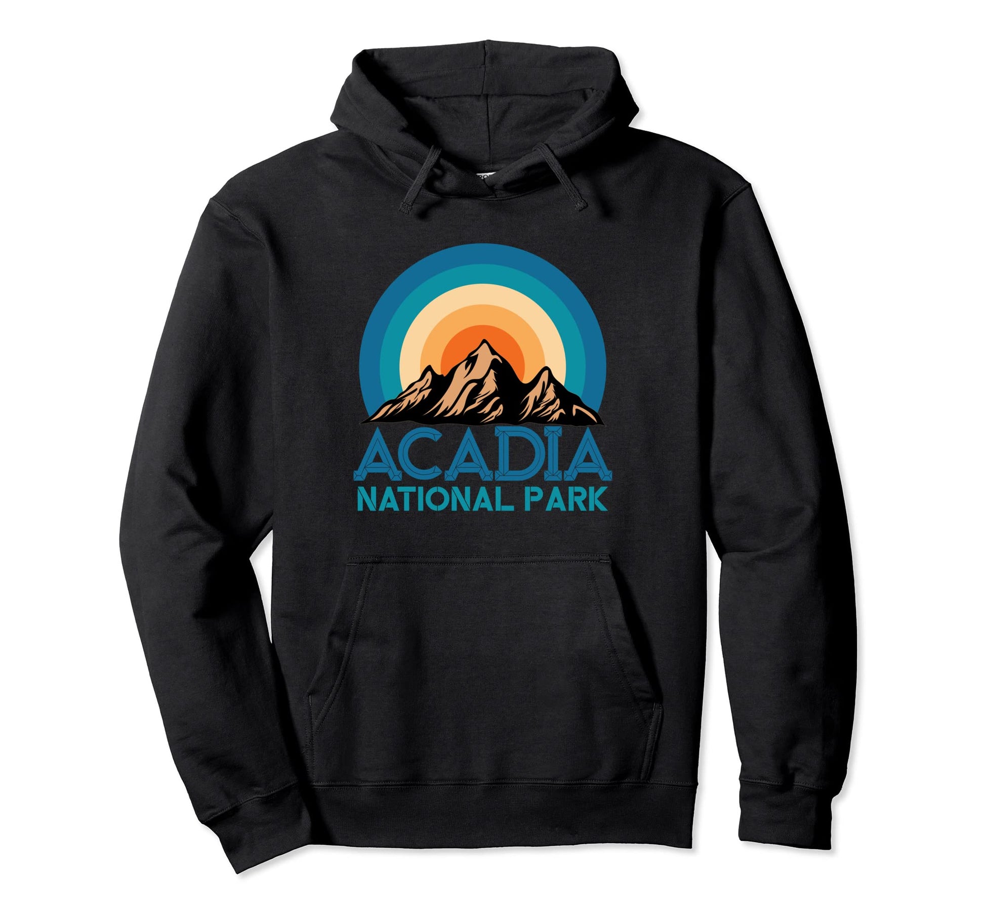 Acadia National Park Mountain Hiking Hoodie - Trendy Graphic Men Women - T-Shirt, Sweatshirt, Hoodie