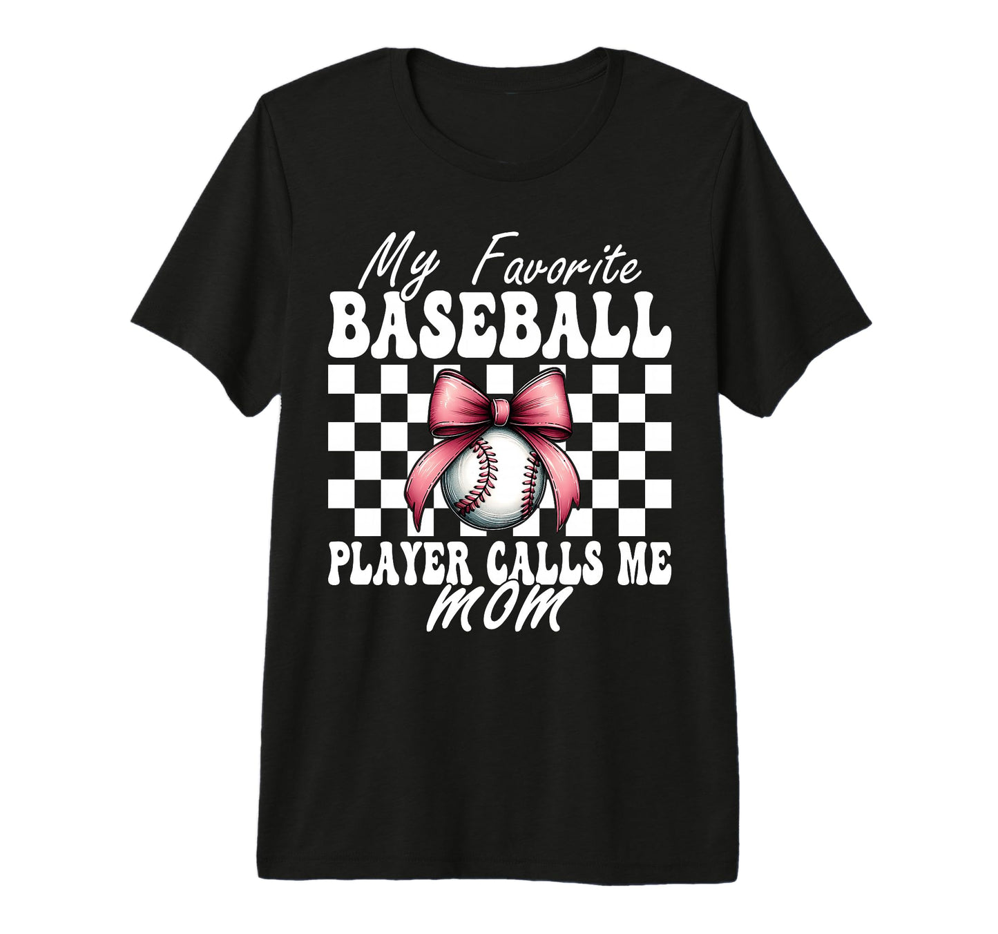 Favorite Baseball Player Calls Me Mom T-Shirt - Minimalist Print Unisex - T-Shirt, Sweatshirt, Hoodie